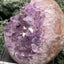 Achatisierte Amethyst Druse aus Uruguay (223g) - schöne hellviolette Kristalle - crystal paradise