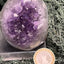 Achatisierte Amethyst Druse aus Uruguay (245g) - schöne hellviolette Kristalle und Rand - crystal paradise