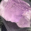 Fluorit Stufe aus Baluchistan/Pakistan (78g) - Stufe mit schöner hellvioletter Barcode Kristallstruktur - crystal paradise