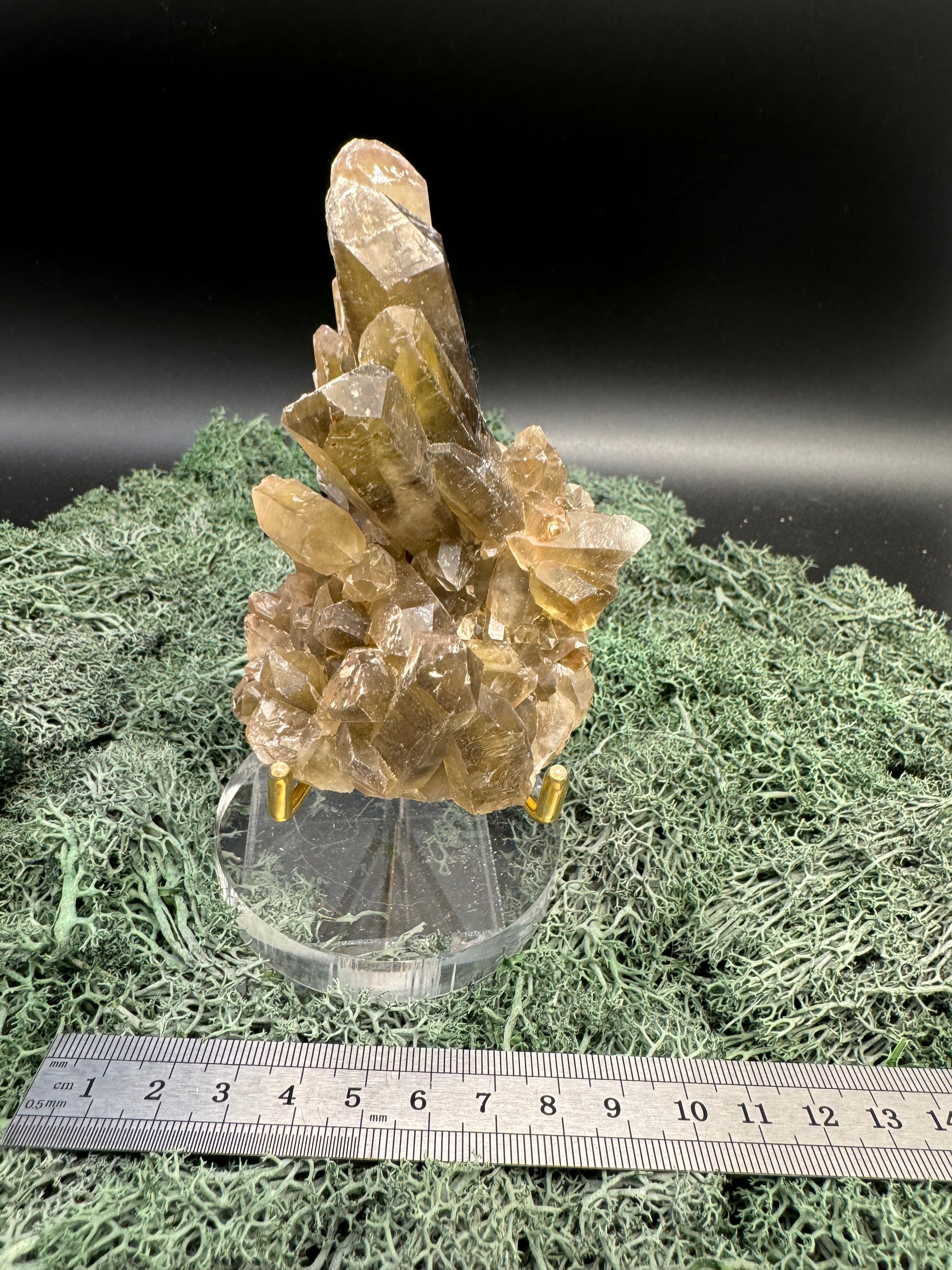 Rauchquarz Stufe aus Brasilien (210g) - schönes beites Cluster - crystal paradise