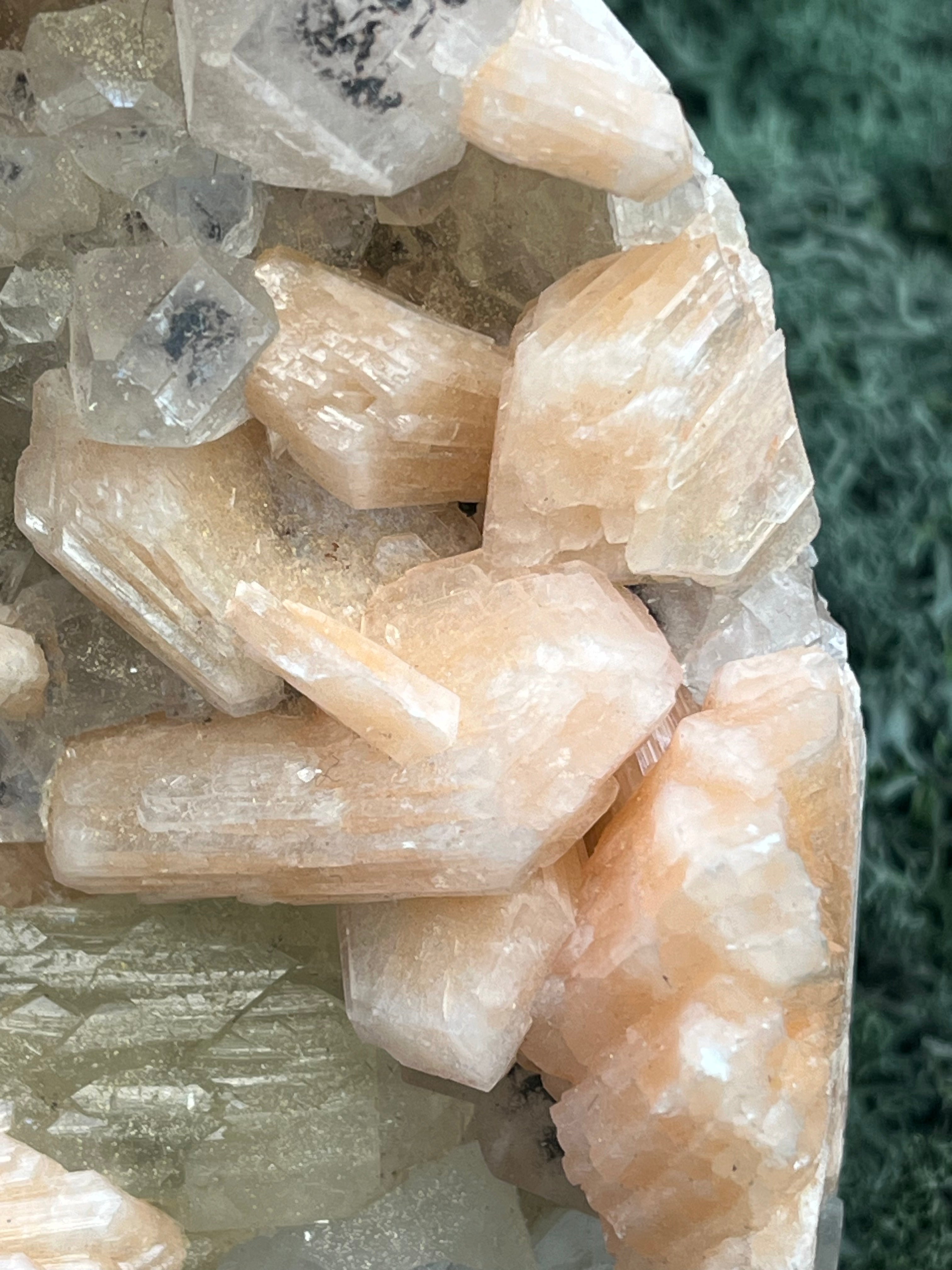 Apophyllit Stilbit Cluster XL aus Indien (1904g) - crystal paradise