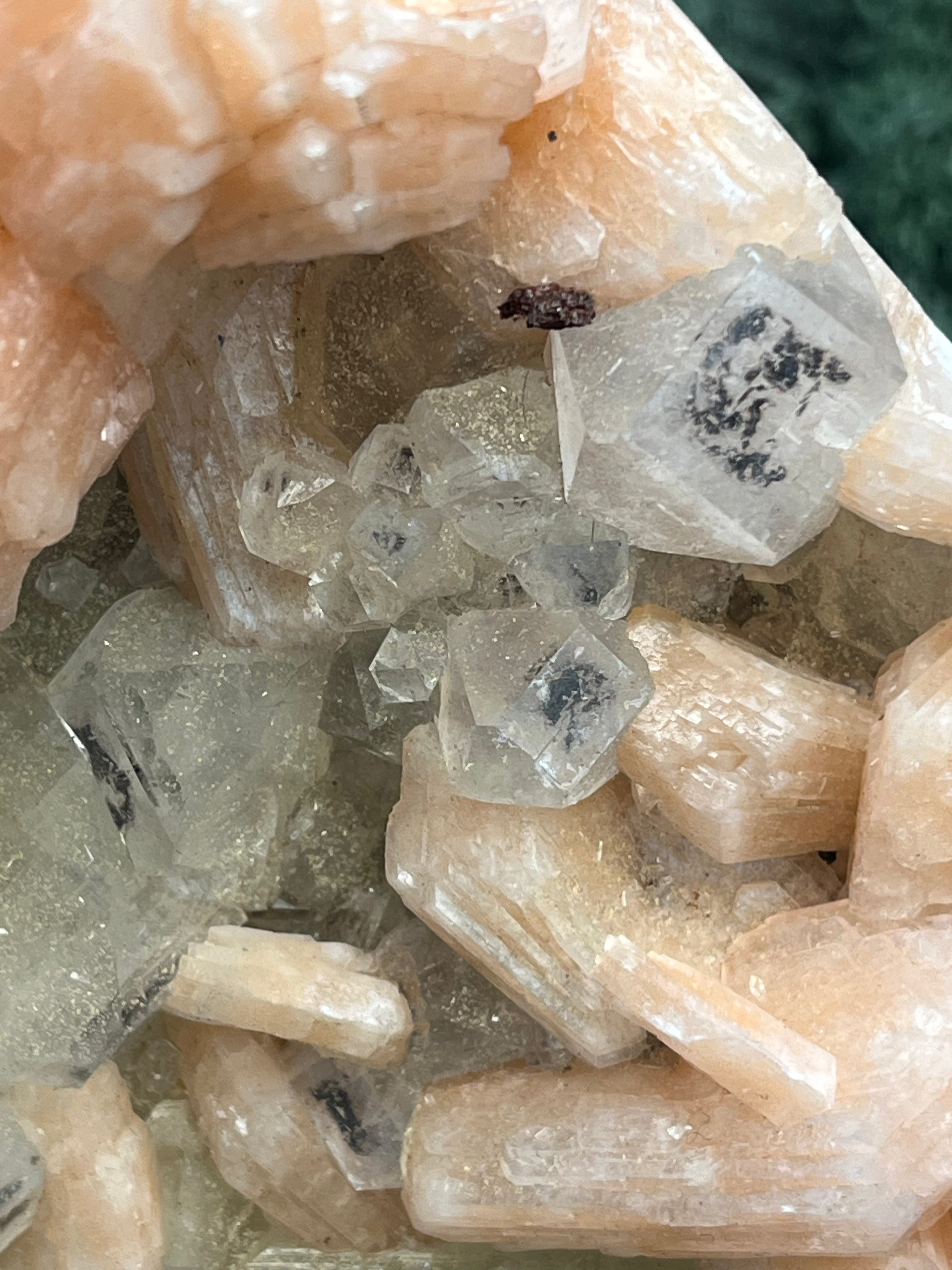 Apophyllit Stilbit Cluster XL aus Indien (1904g) - crystal paradise