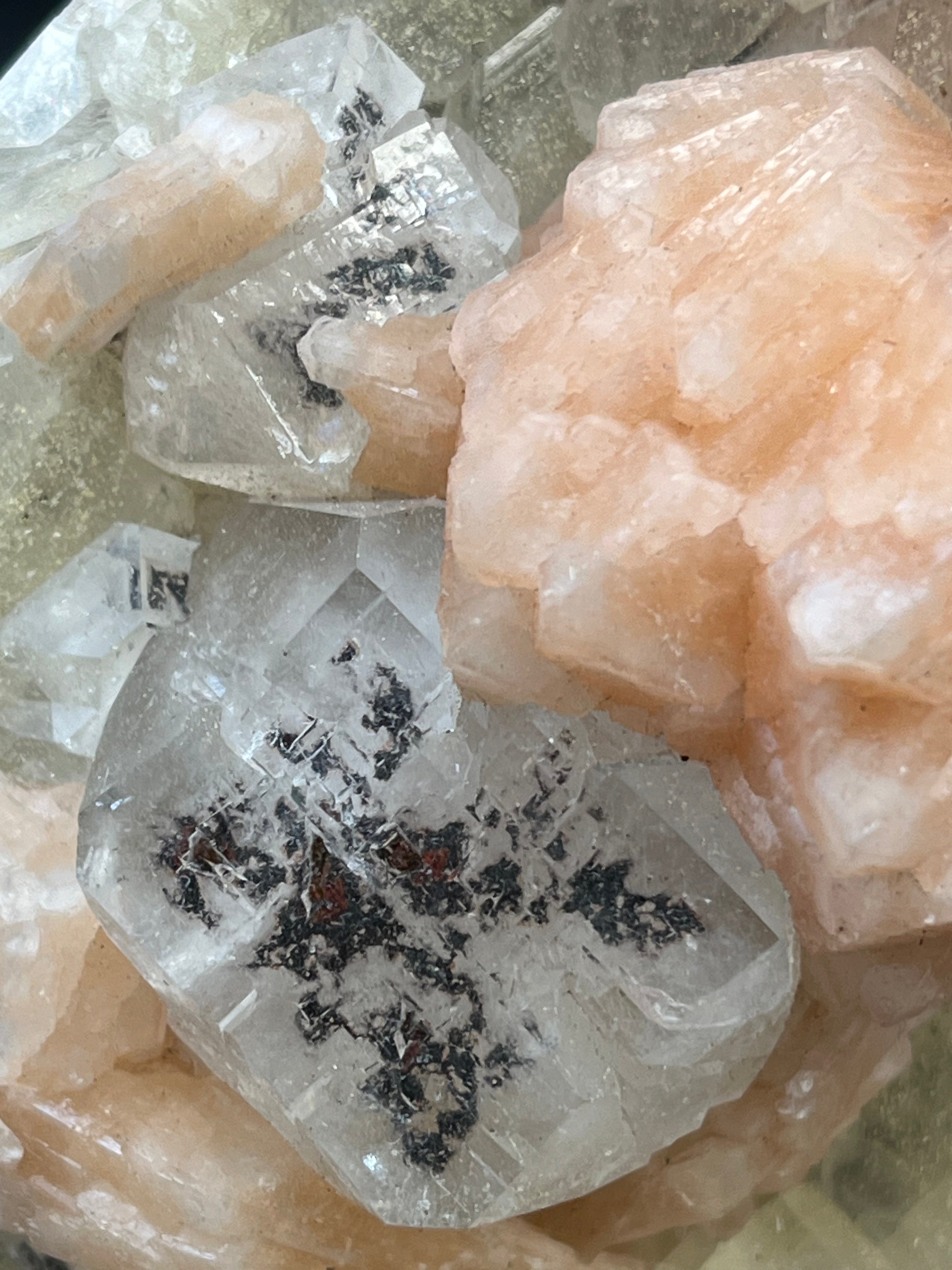 Apophyllit Stilbit Cluster XL aus Indien (1904g) - crystal paradise