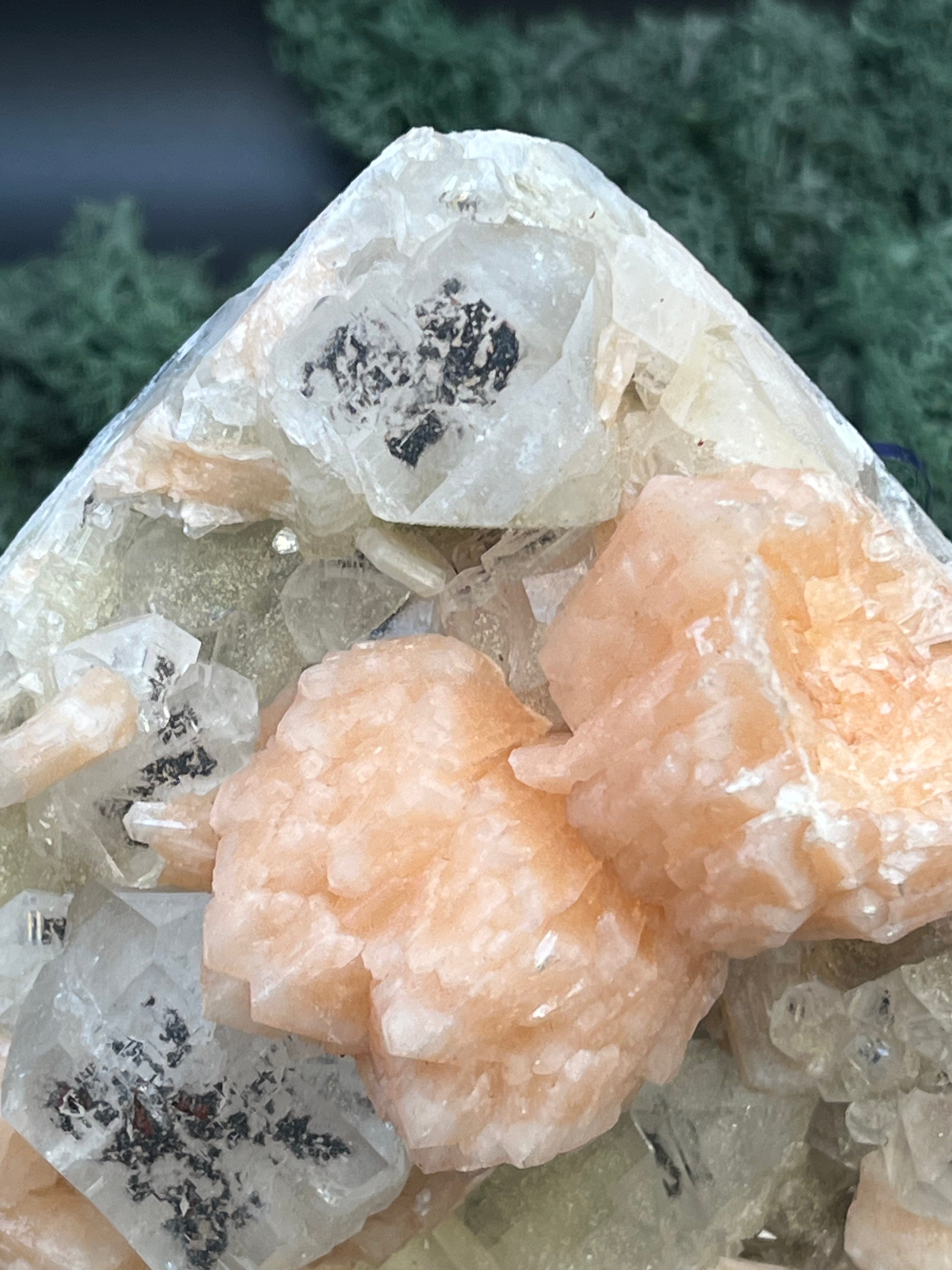 Apophyllit Stilbit Cluster XL aus Indien (1904g) - crystal paradise