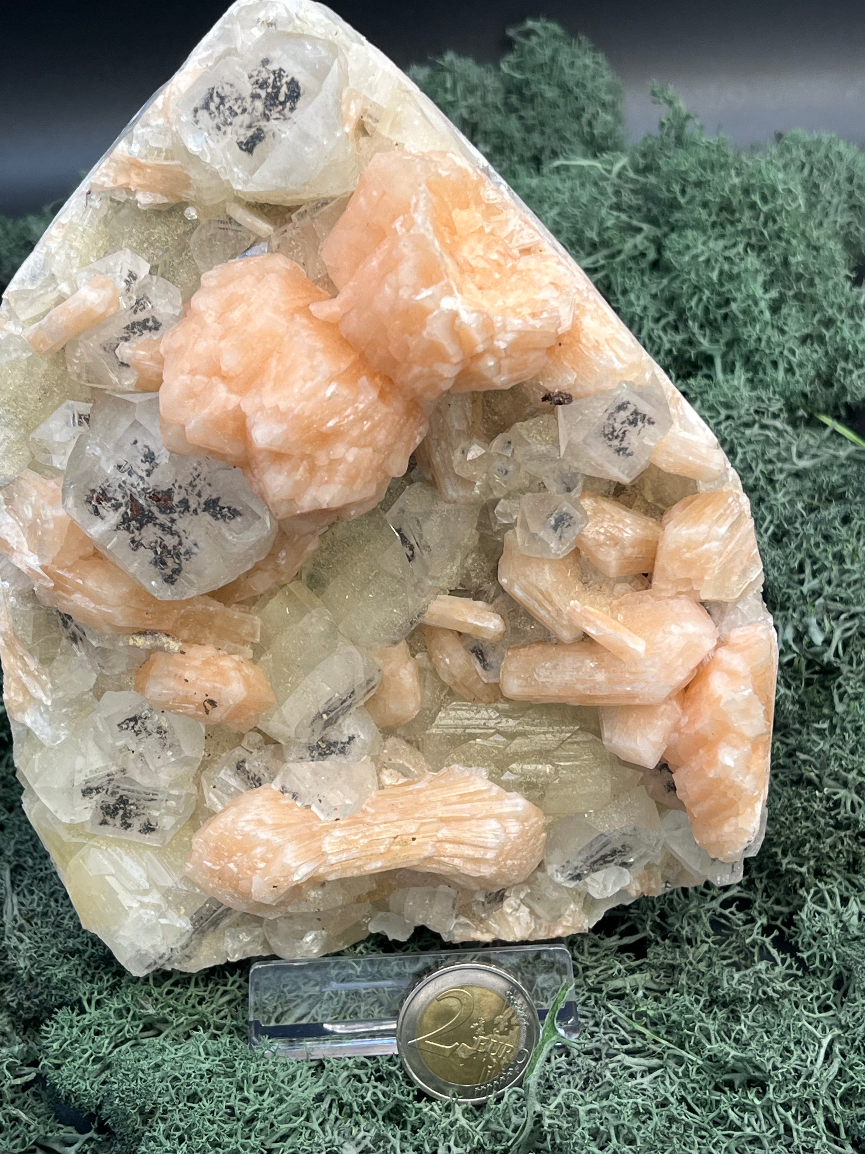 Apophyllit Stilbit Cluster XL aus Indien (1904g) - crystal paradise