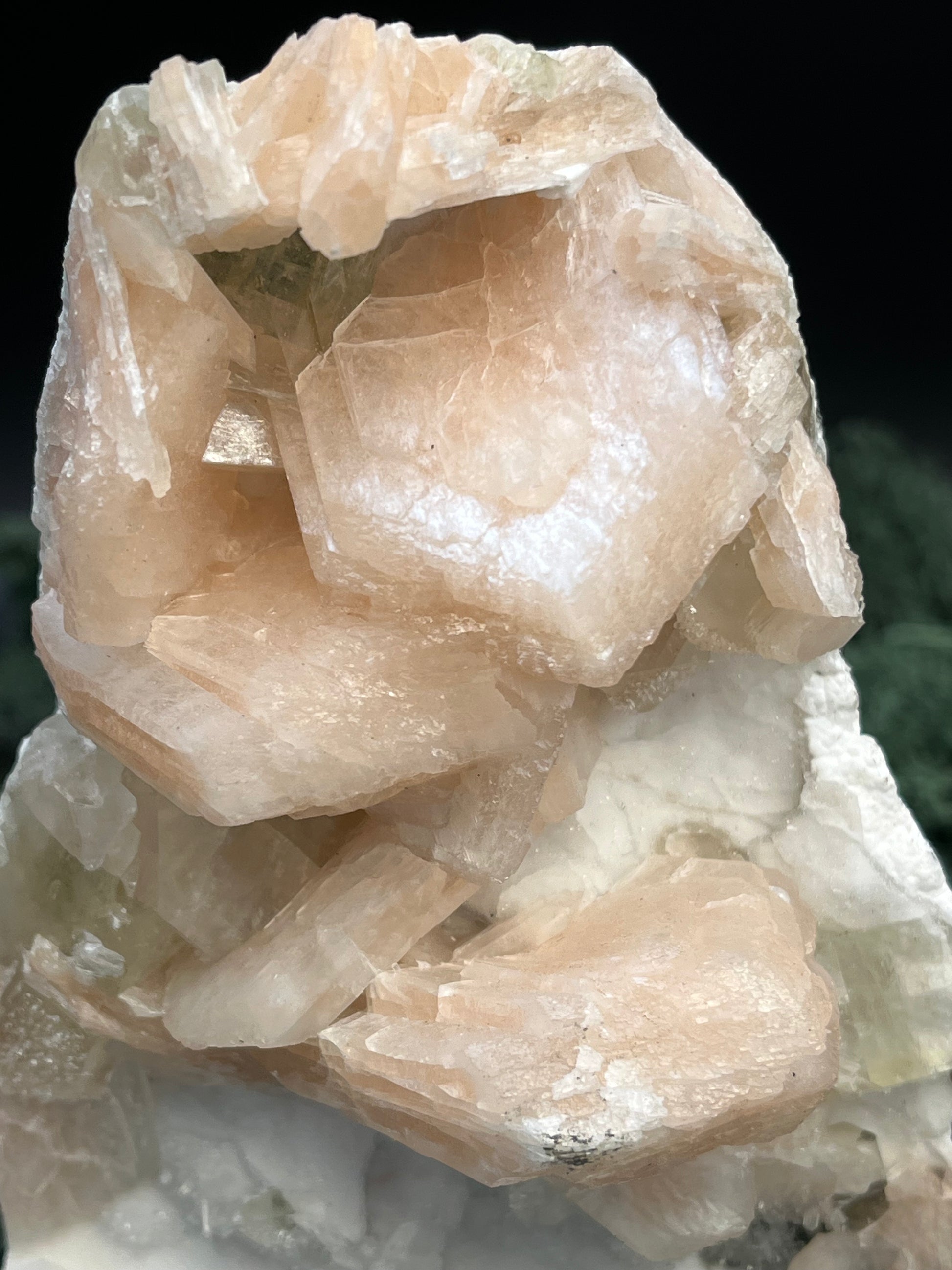 Apophyllit Stilbit Cluster XL aus Indien (1641g) - crystal paradise