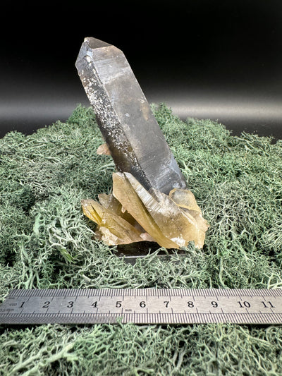 Rauchquarz Stufe aus Brasilien (252g) - schöner großer Kristall - crystal paradise