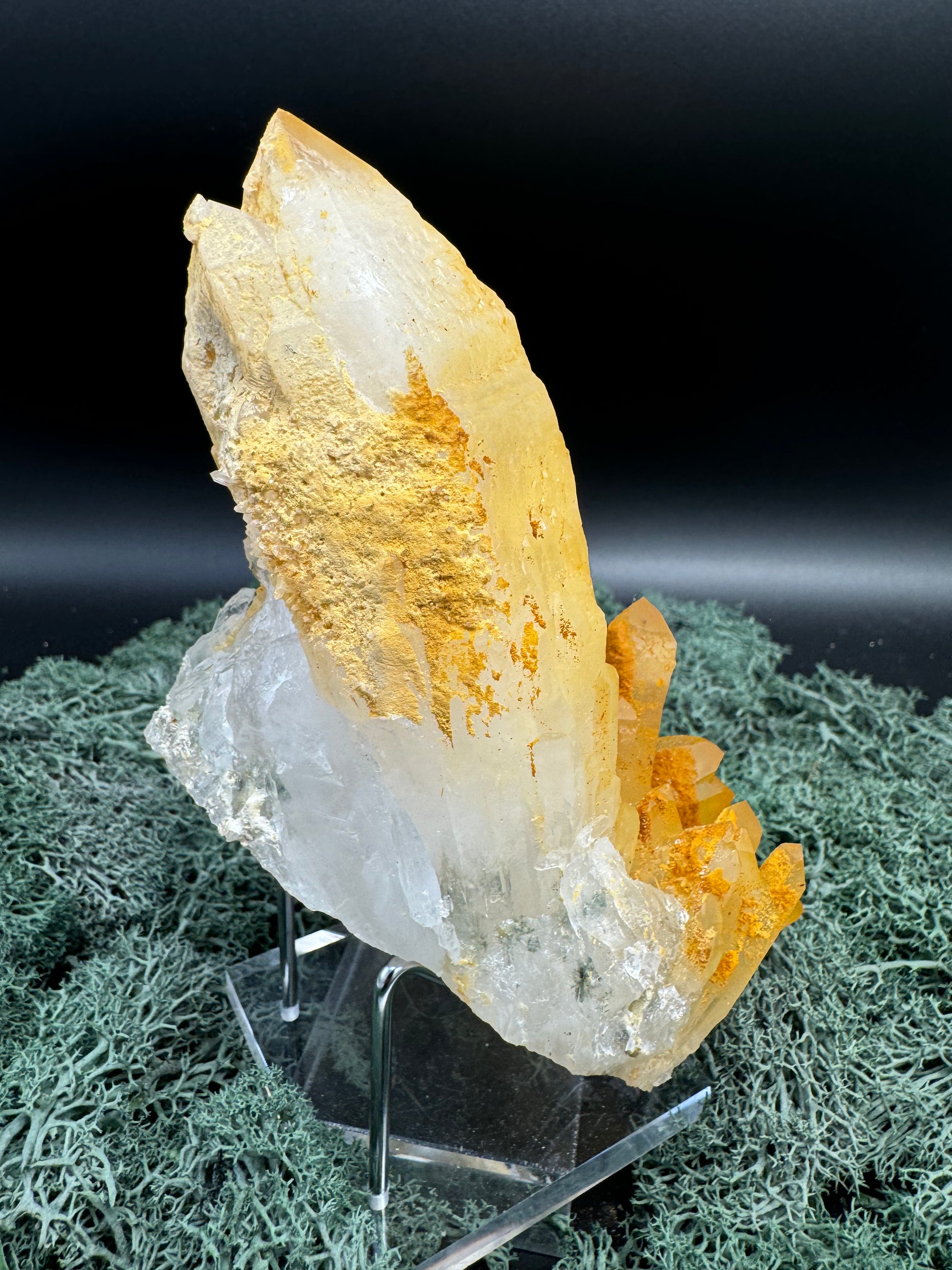 Gelber Eisen Quarz aus Haki, Bulgarien (667g) - crystal paradise