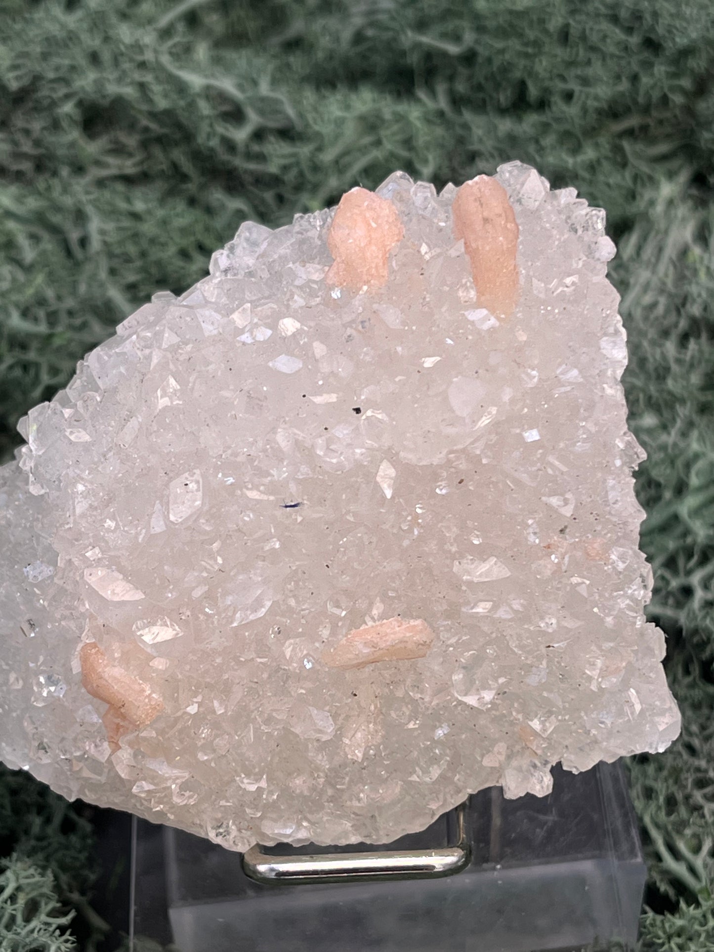 Apophyllit Stilbit Cluster aus Indien (114g) - crystal paradise