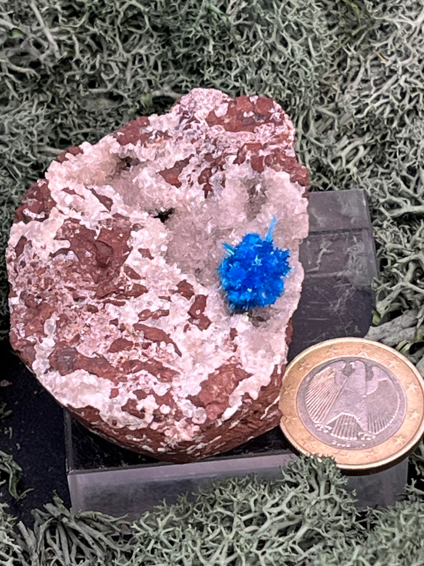 Canvansit auf Stilbit aus Poonah Indien (84g) - Stufe - tolle Kristallstruktur - crystal paradise