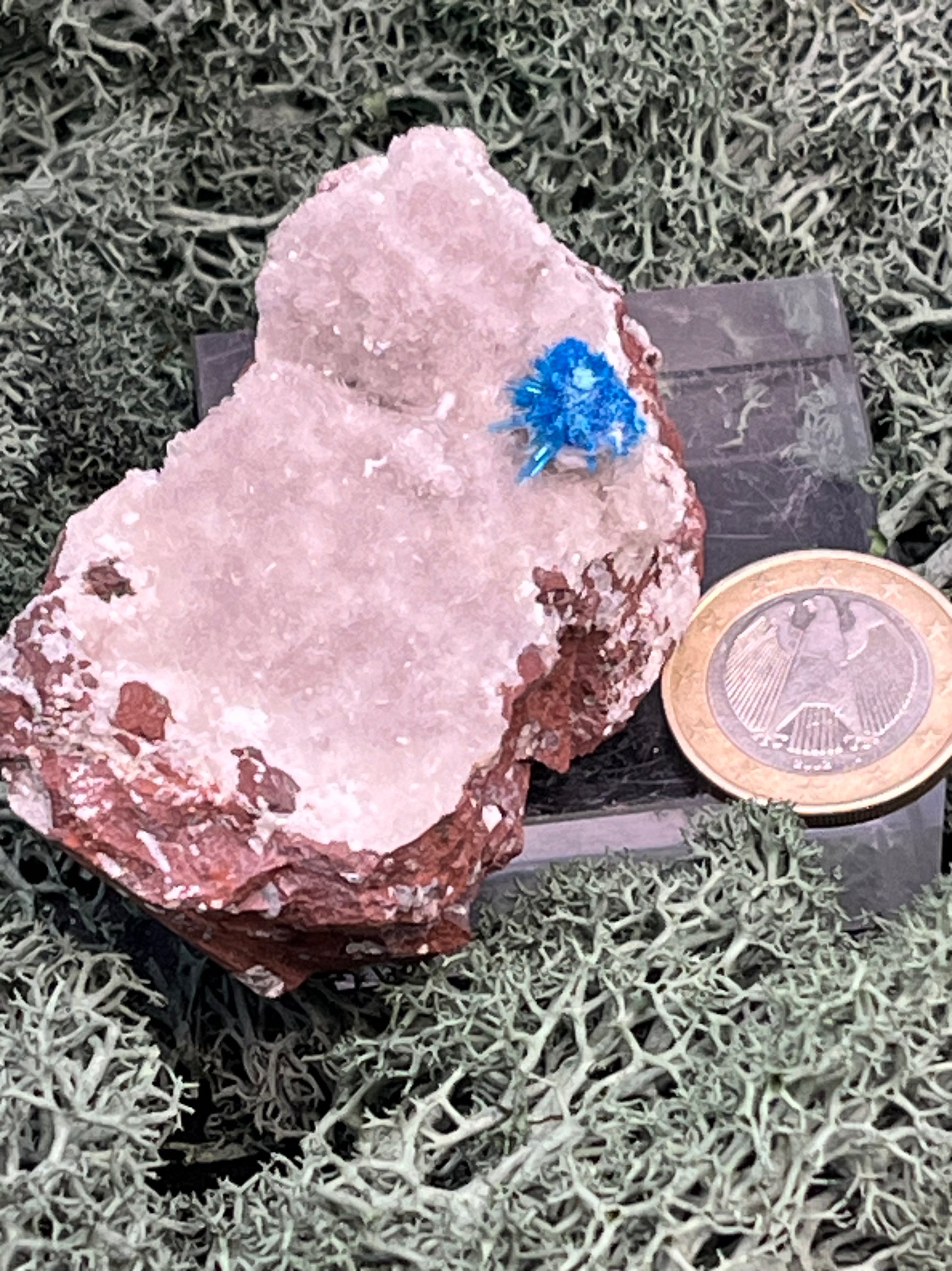 Canvansit auf Stilbit aus Poonah Indien (93g) - Stufe - tolle Kristallstruktur - crystal paradise