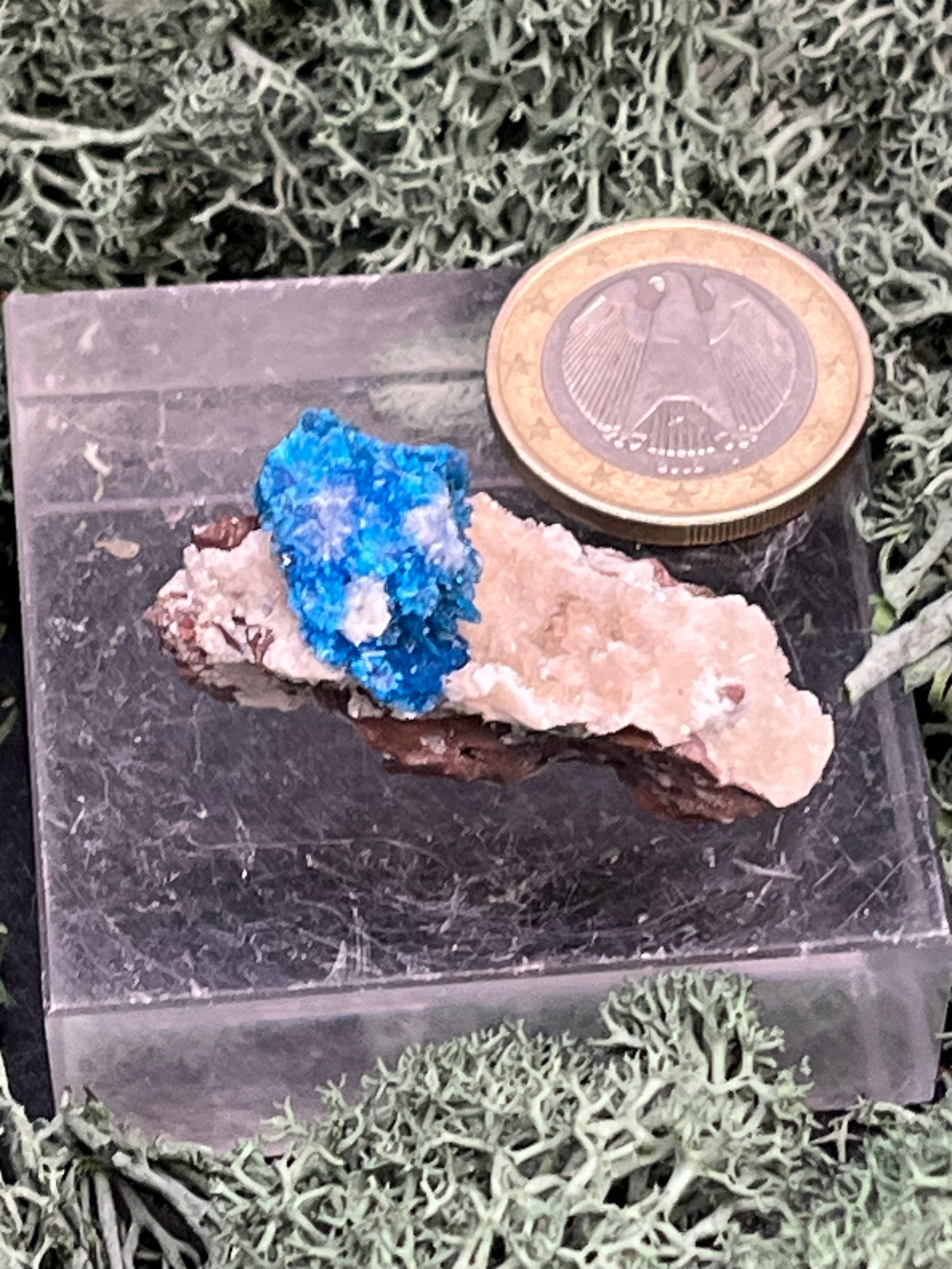 Canvansit auf Stilbit aus Poonah Indien (10g) - Stufe - tolle Kristallstruktur - crystal paradise