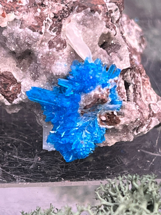 Canvansit auf Stilbit aus Poonah Indien (29g) - Stufe - tolle Kristallstruktur