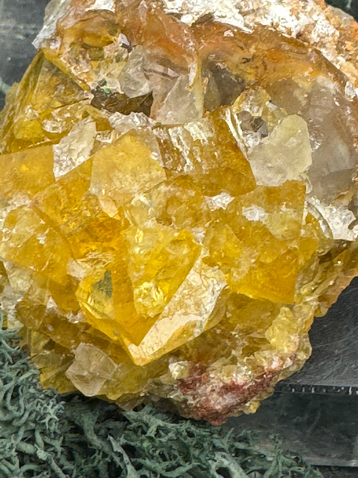 Gelber Quarz aus Marokko- 1 Stück - helle Kristalle - crystal paradise