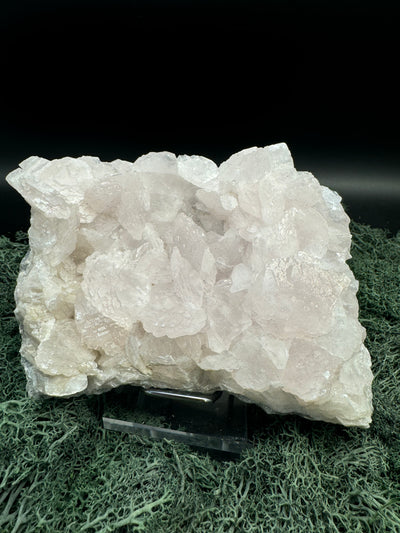 Pink Calcit Großstufe (UV Reaktiv) (1255g)- schöne Kristallstruktur - crystal paradise