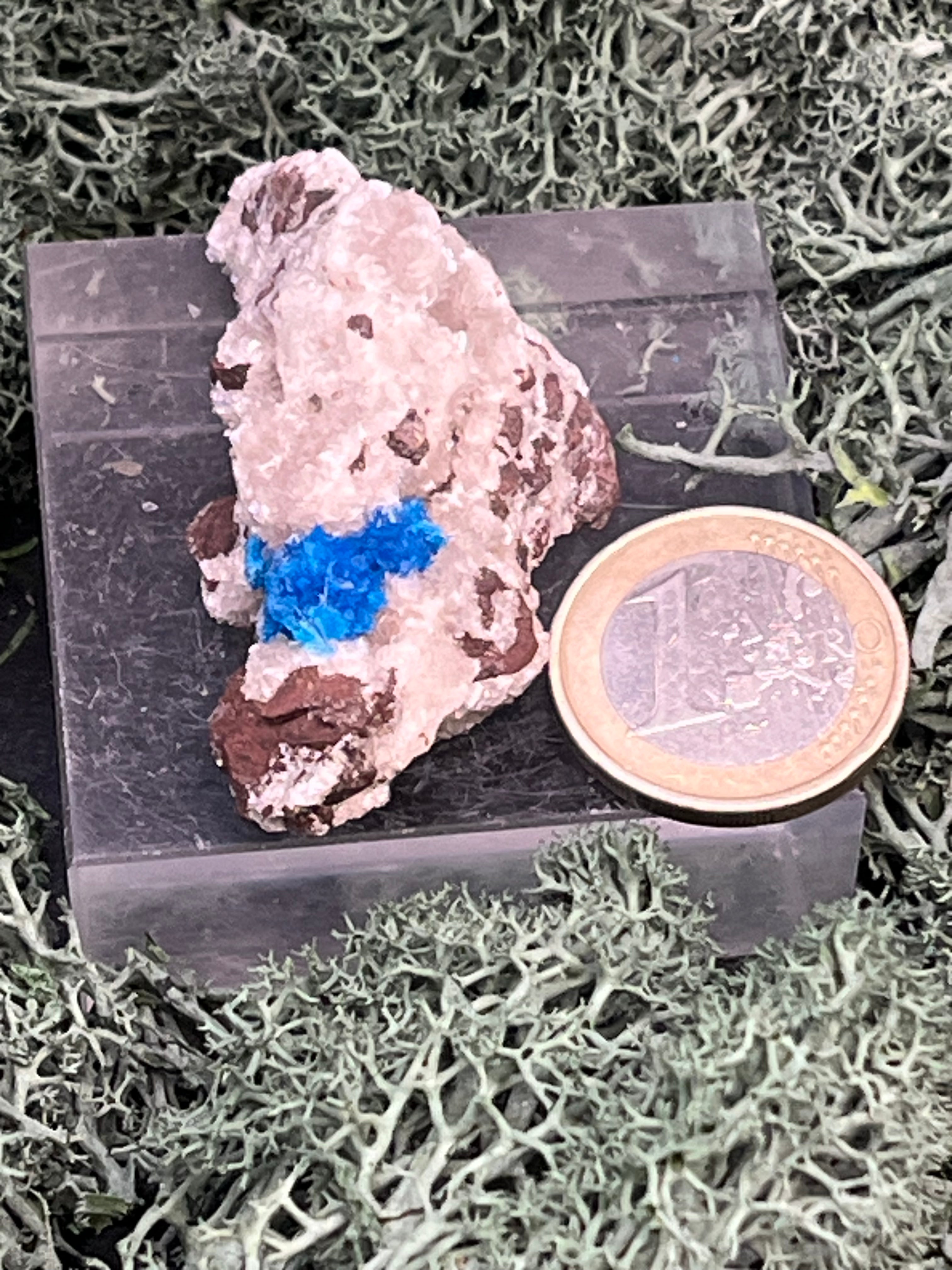 Canvansit auf Stilbit aus Poonah Indien (22g) - Stufe - schöne Kristallstruktur - crystal paradise
