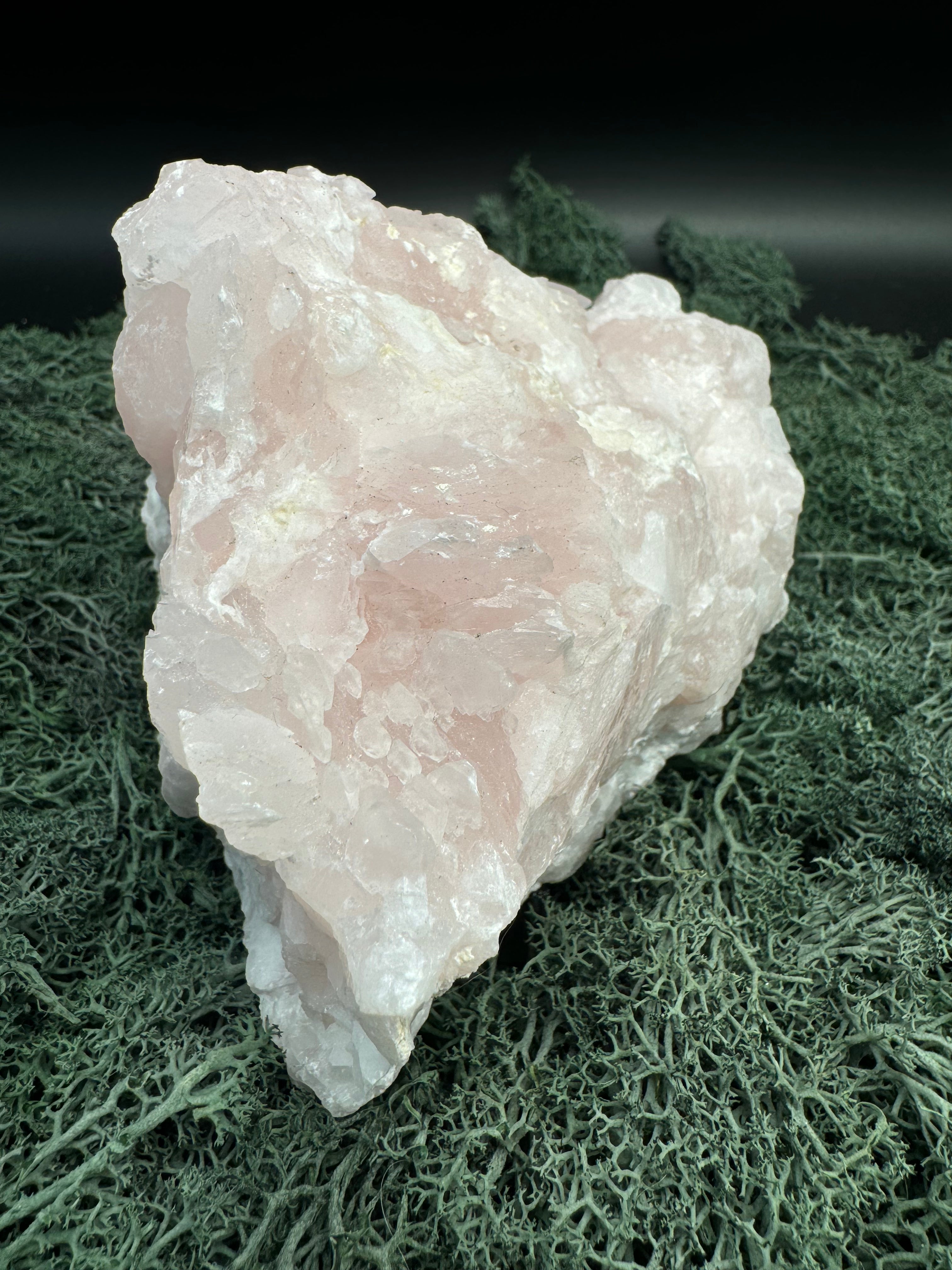 Pink Calcit Großstufe (UV Reaktiv) (1345g)-  schöne Kristallstruktur - crystal paradise