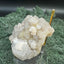 Okenit auf Calcit und Apophyllit Cluster aus Indien (166g) - viele Apophyllit Kristalle - crystal paradise