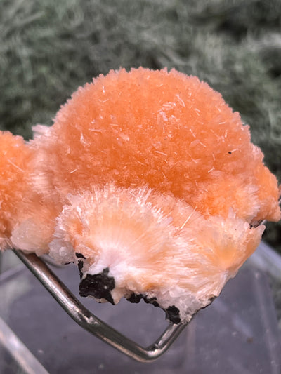 Thomsonit aus Indien (30g) - Stufe - leuchtend orange Farbe, schöne Kugelbildungen - crystal paradise