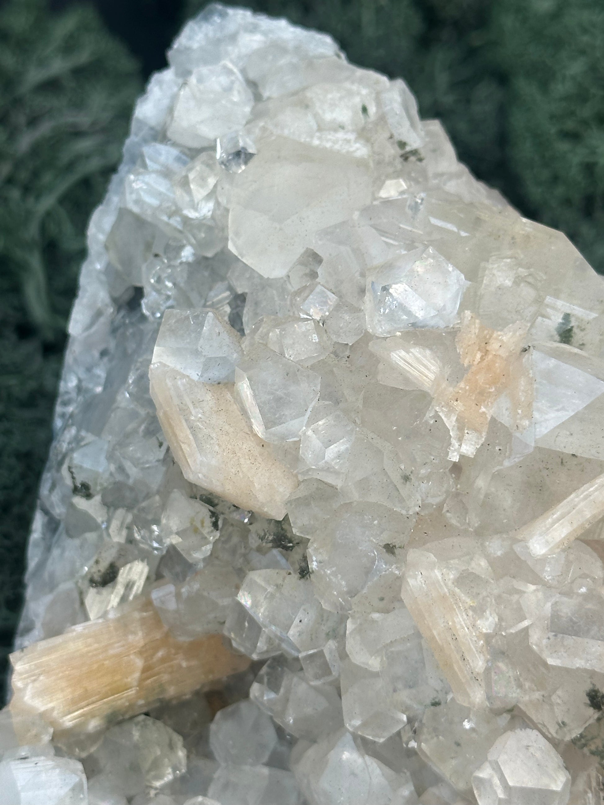 Apophyllit Stilbit Cluster XL aus Indien (1882g) - crystal paradise