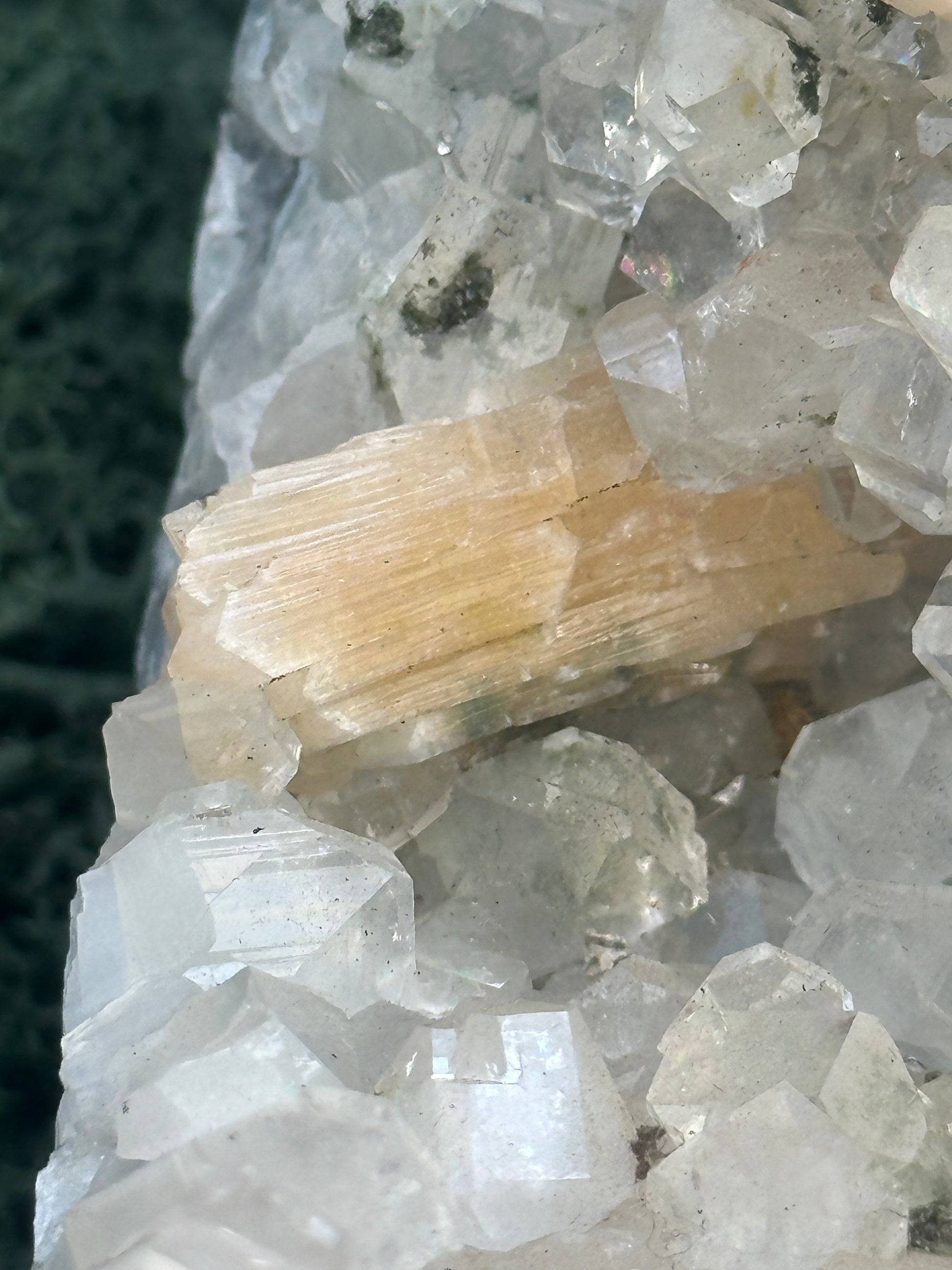 Apophyllit Stilbit Cluster XL aus Indien (1882g) - crystal paradise