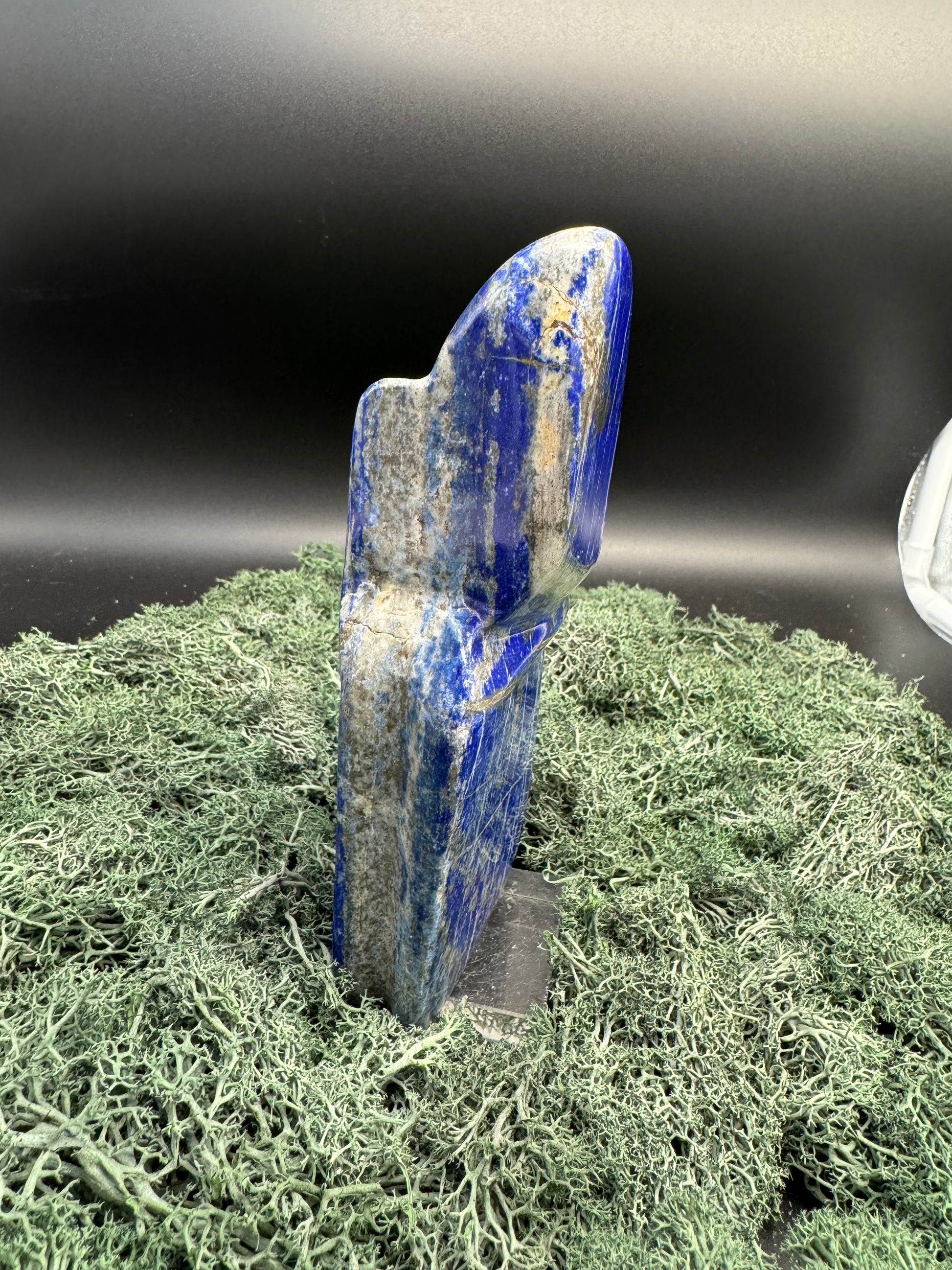 Lapis Lazuli Freeform poliert aus Afghansitan (913g) - intensives blau schön gemustert - crystal paradise