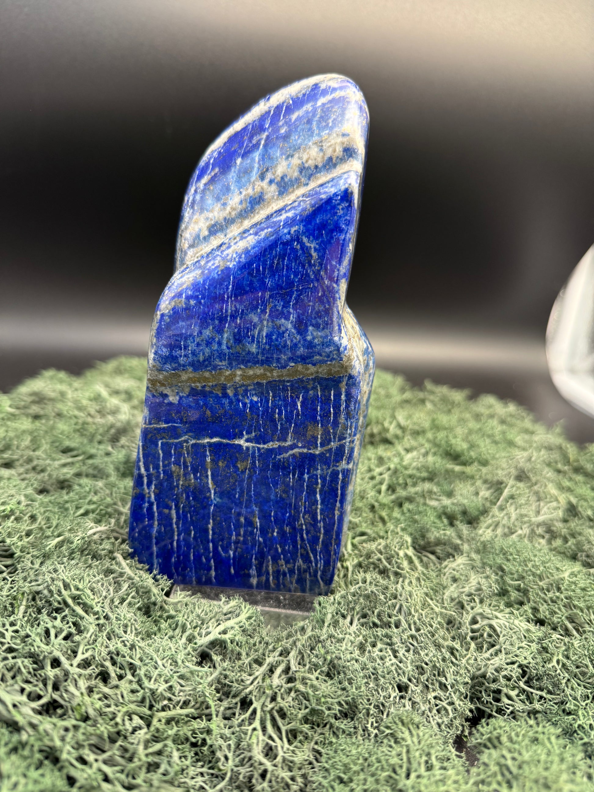 Lapis Lazuli Freeform poliert aus Afghansitan (913g) - intensives blau schön gemustert - crystal paradise