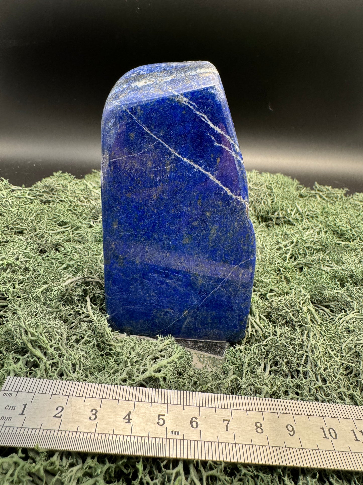 Lapis Lazuli Freeform poliert aus Afghansitan (476g) - intensives blau schön gemustert - crystal paradise