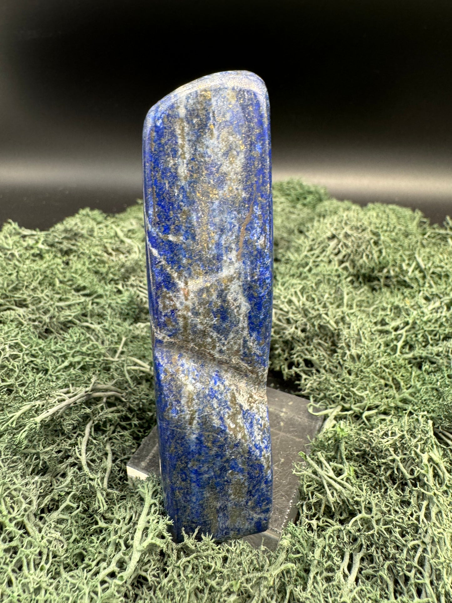 Lapis Lazuli Freeform poliert aus Afghansitan (476g) - intensives blau schön gemustert - crystal paradise