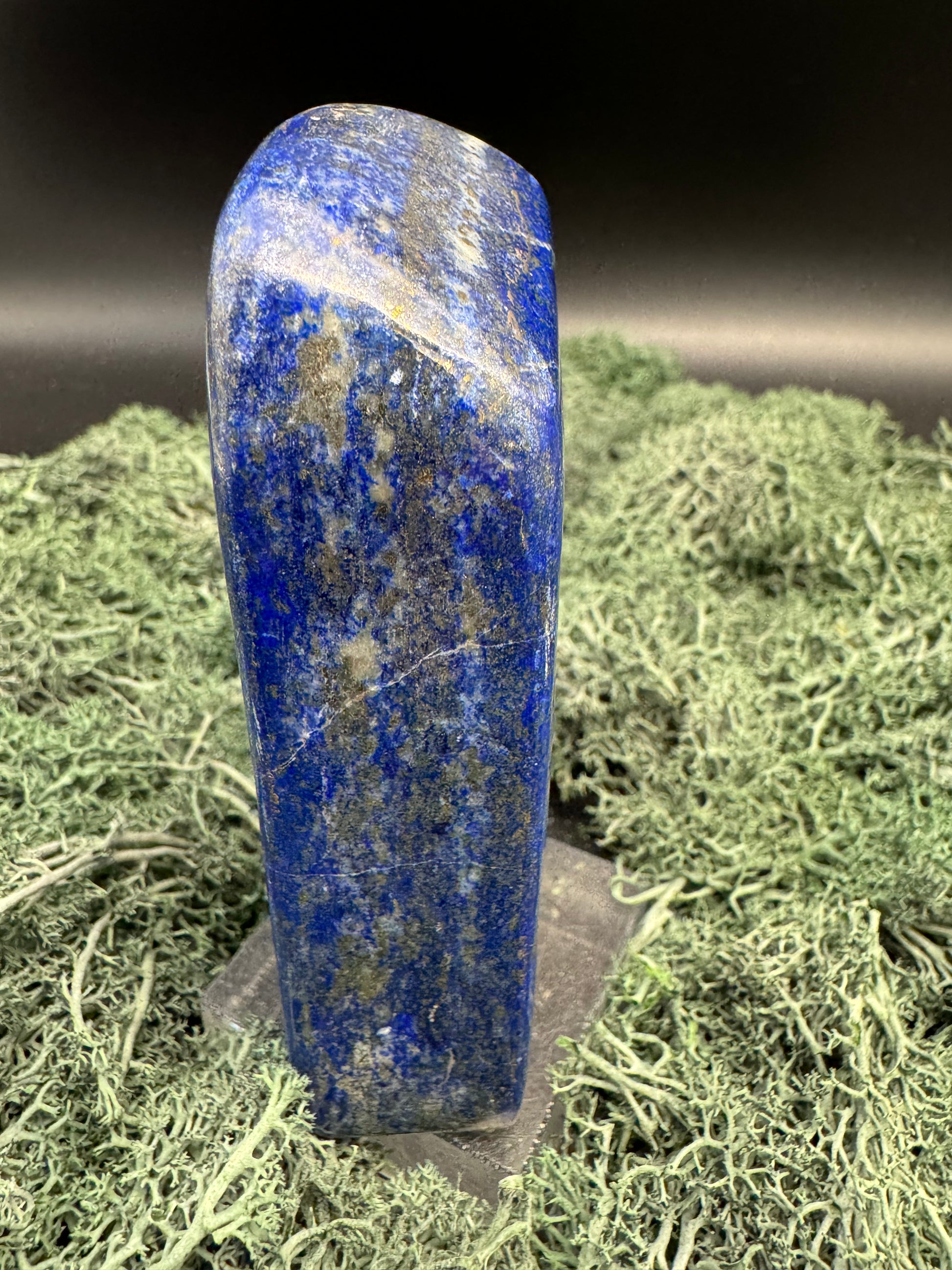 Lapis Lazuli Freeform poliert aus Afghansitan (476g) - intensives blau schön gemustert - crystal paradise