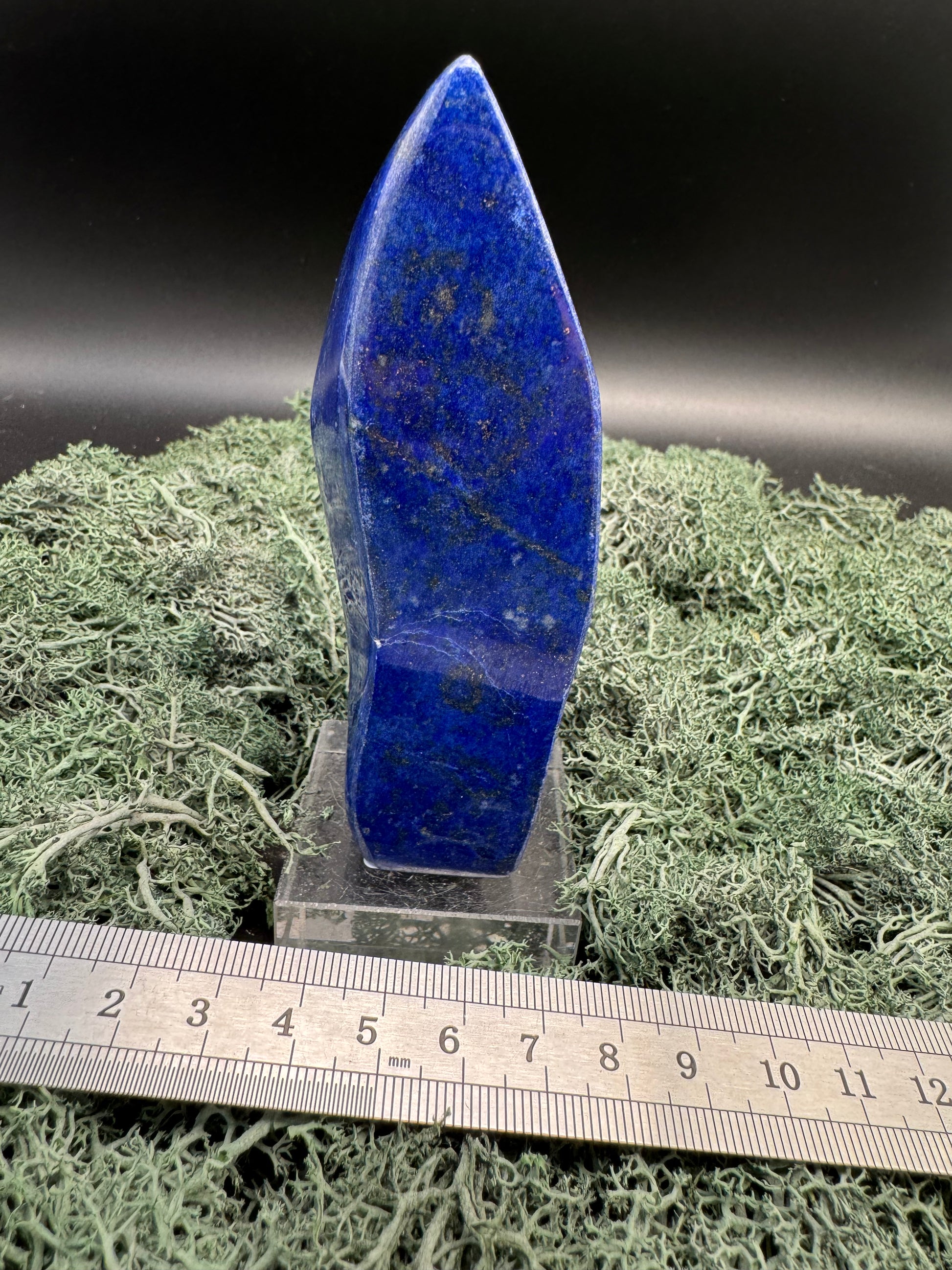 Lapis Lazuli Freeform poliert aus Afghansitan (387g) - intensives blau schön gemustert - crystal paradise