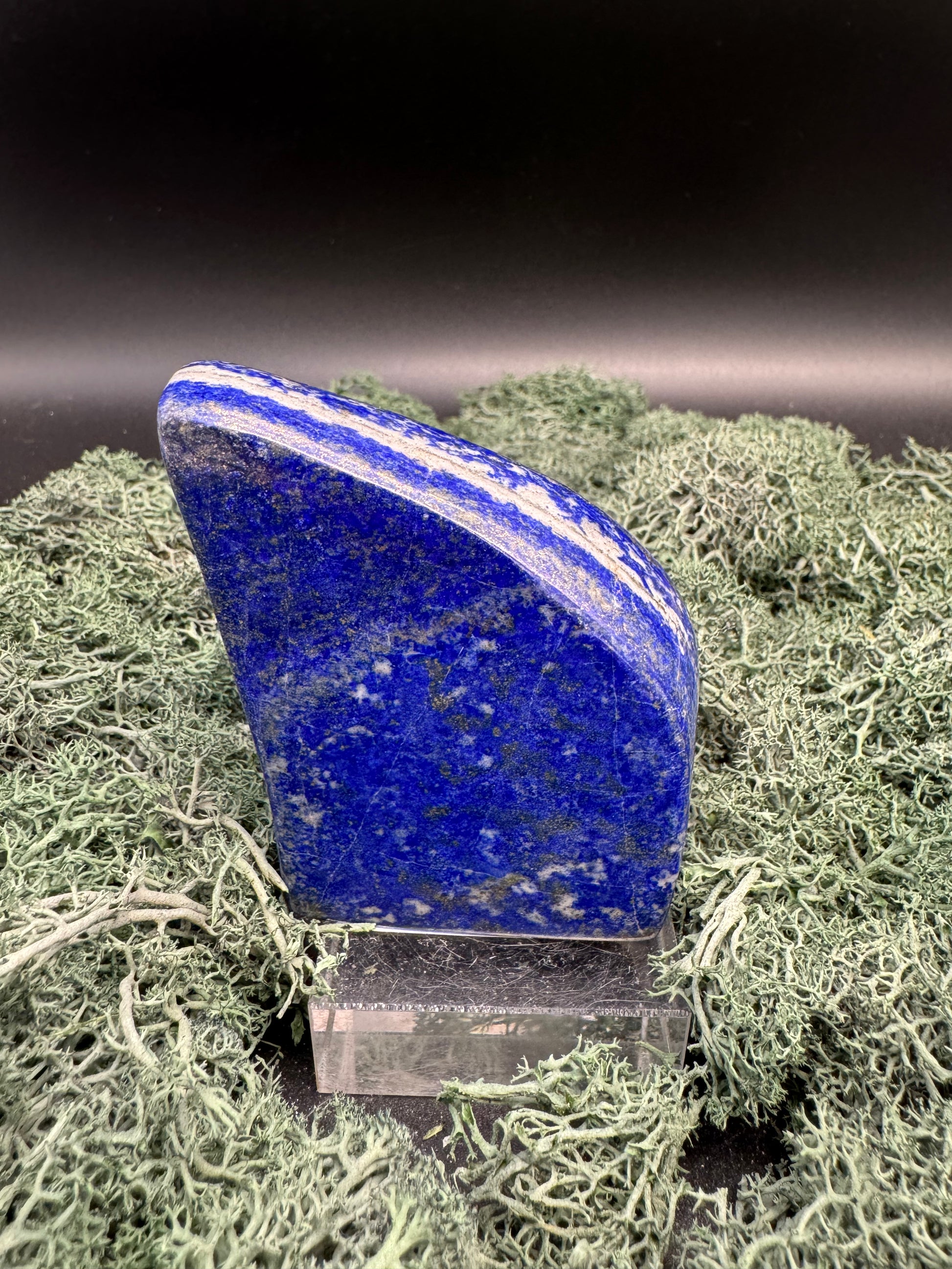 Lapis Lazuli Freeform poliert aus Afghansitan (249g) - intensives blau schön gemustert - crystal paradise