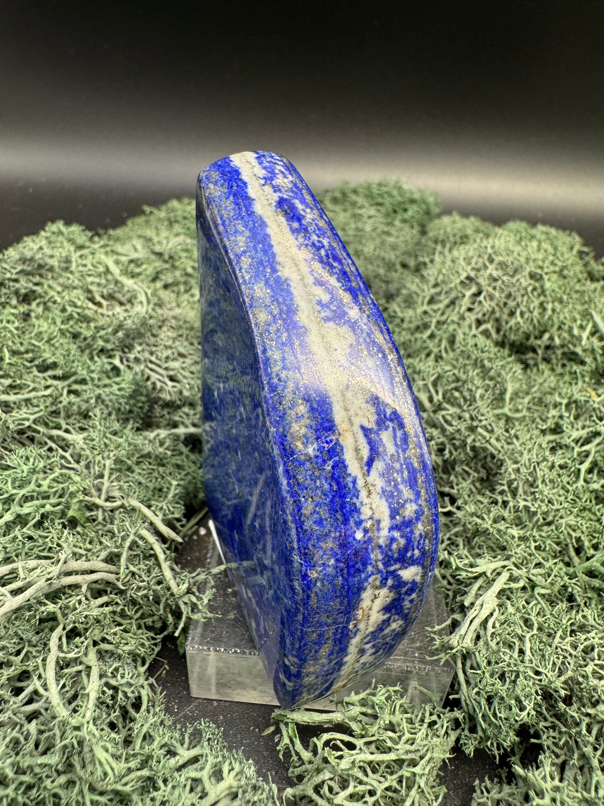 Lapis Lazuli Freeform poliert aus Afghansitan (249g) - intensives blau schön gemustert - crystal paradise