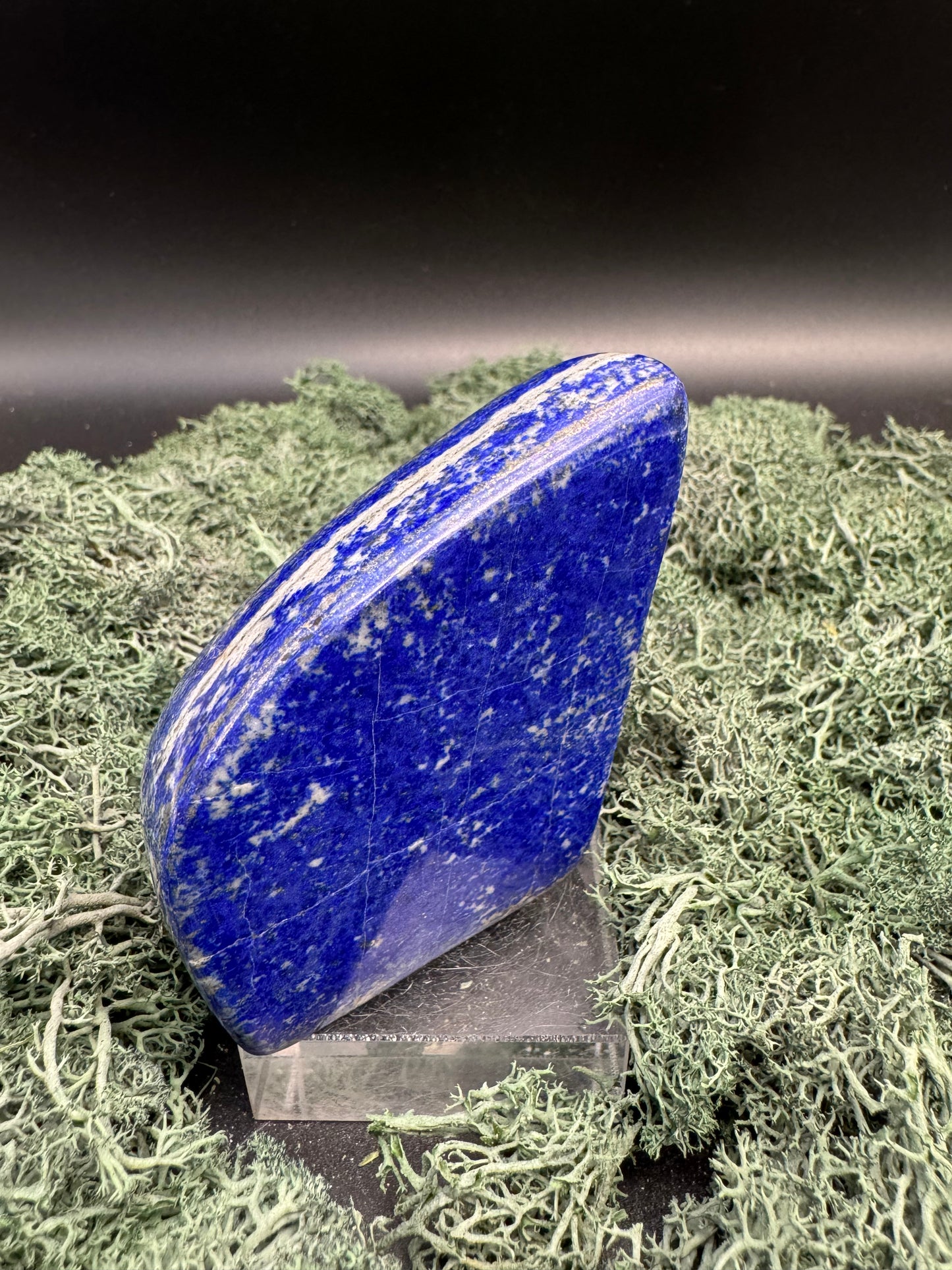 Lapis Lazuli Freeform poliert aus Afghansitan (249g) - intensives blau schön gemustert - crystal paradise