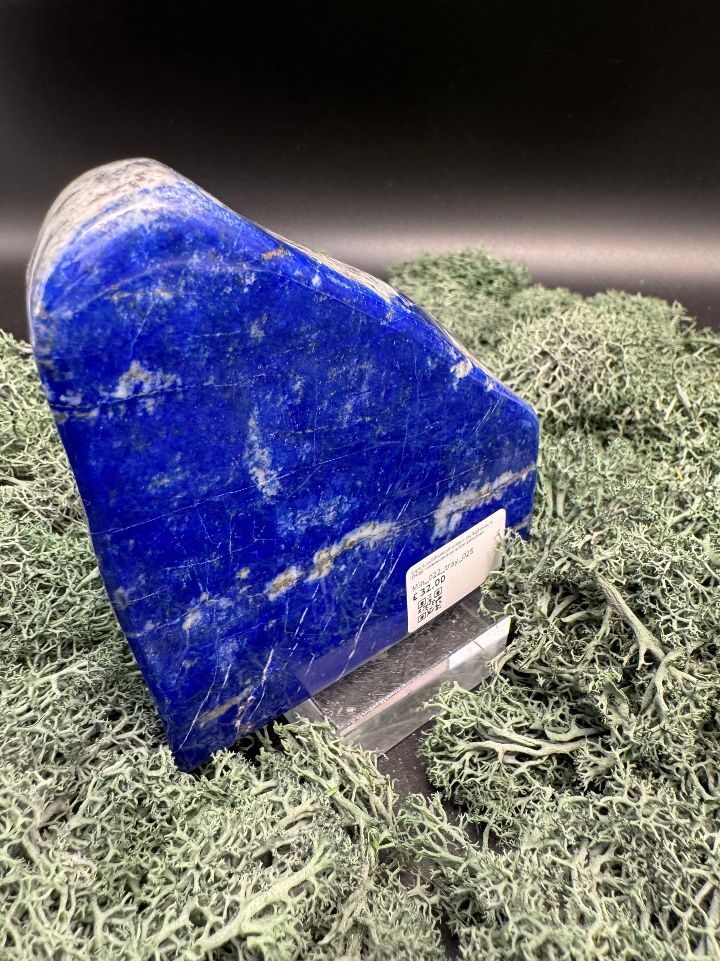 Lapis Lazuli Freeform poliert aus Afghansitan (463g) - intensives blau schön gemustert - crystal paradise