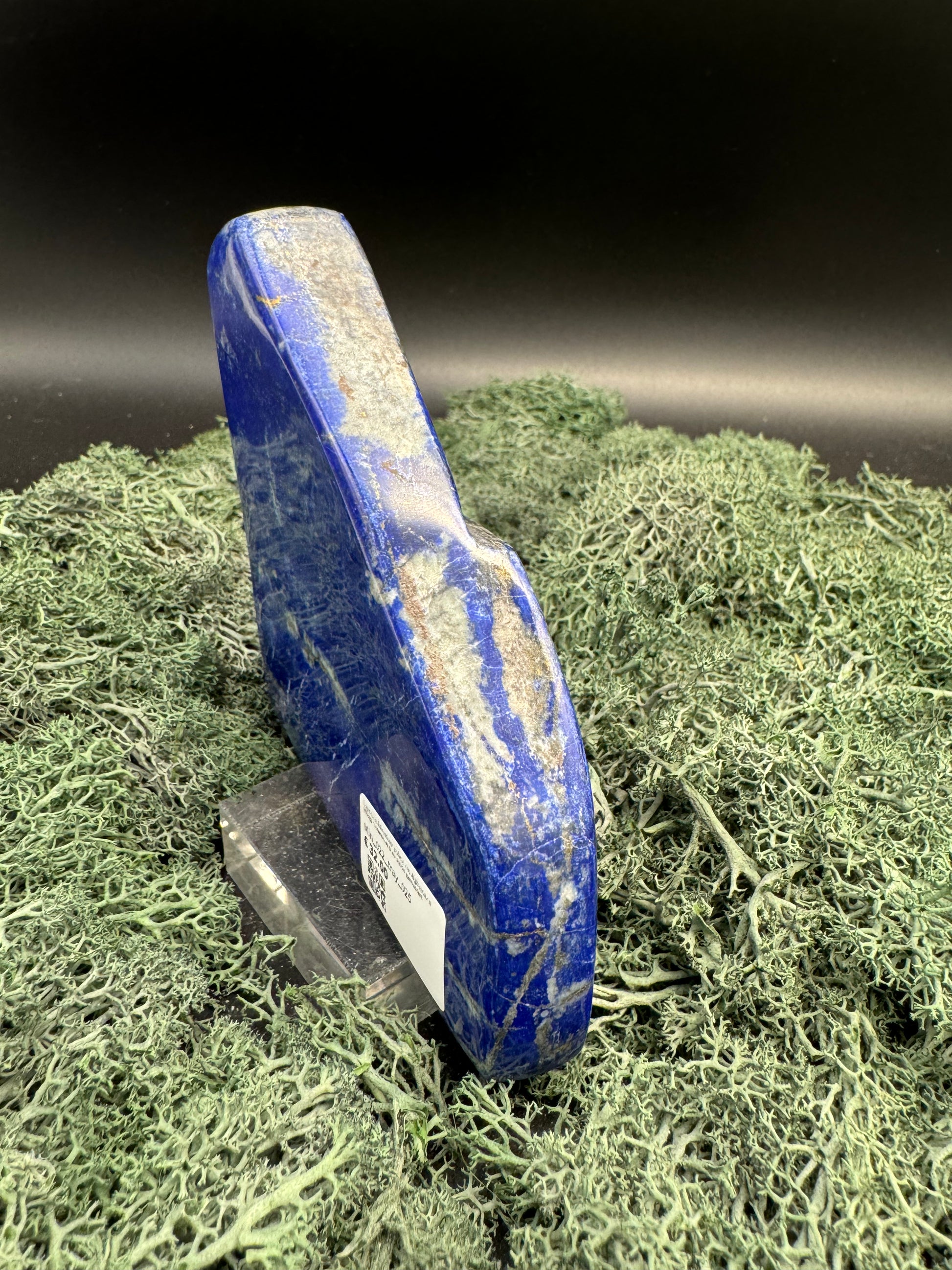 Lapis Lazuli Freeform poliert aus Afghansitan (463g) - intensives blau schön gemustert - crystal paradise