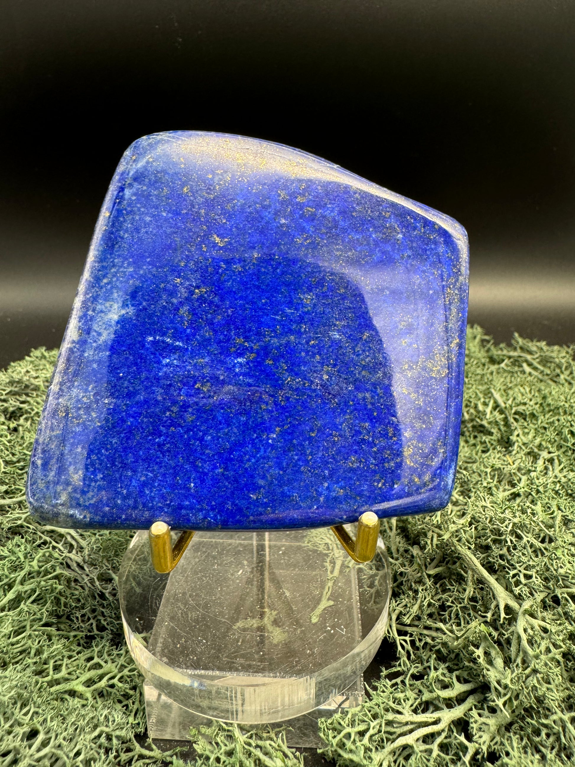 Lapis Lazuli Freeform poliert aus Afghansitan (292g) - intensives blau schön gemustert - crystal paradise