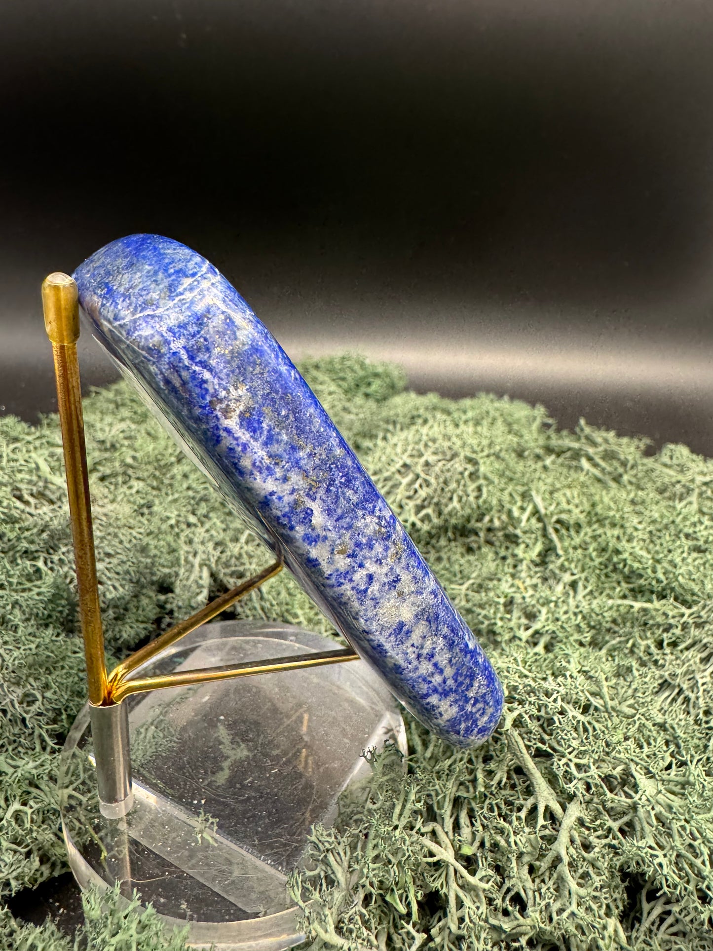 Lapis Lazuli Freeform poliert aus Afghansitan (292g) - intensives blau schön gemustert - crystal paradise