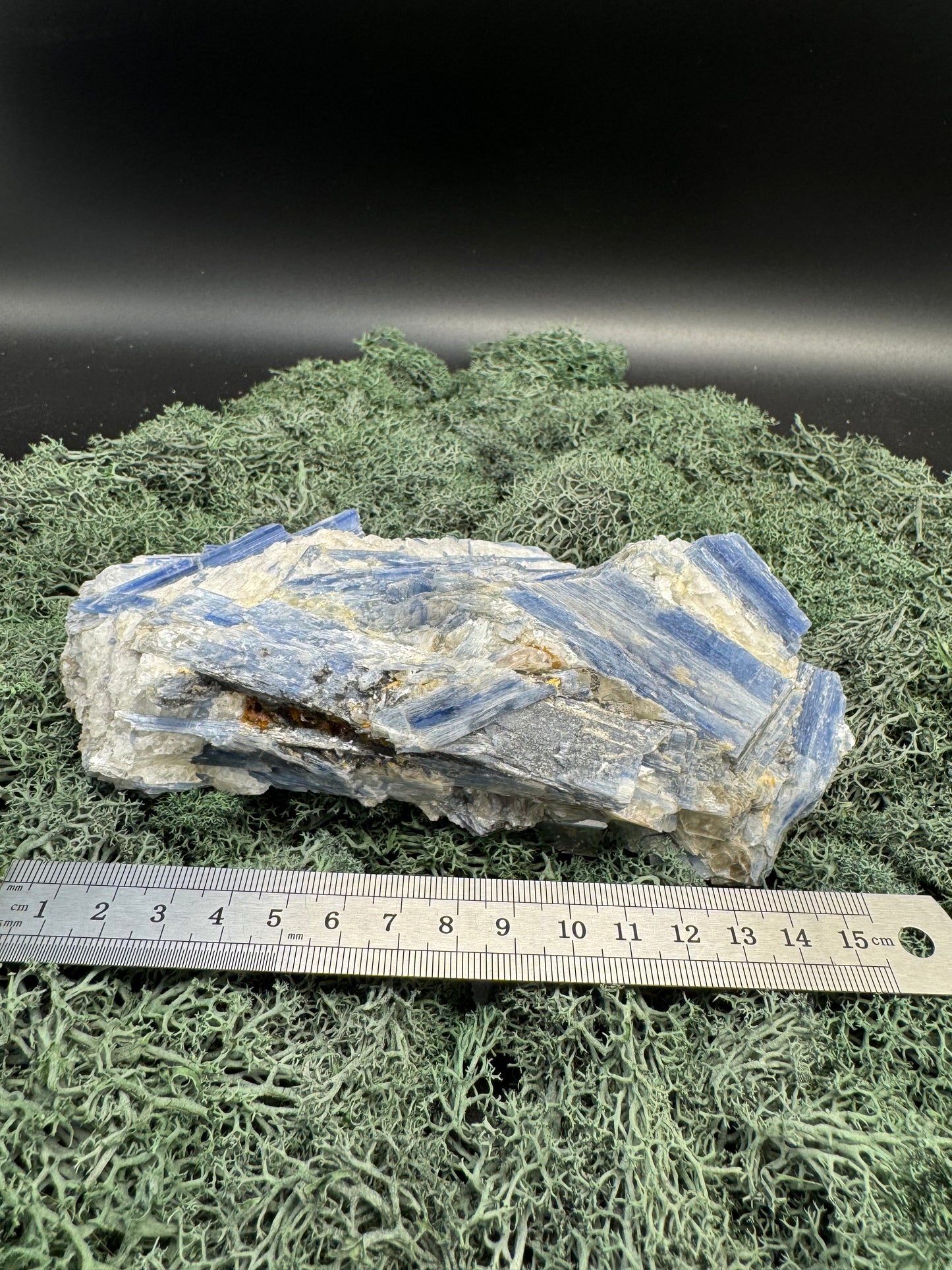 Blauer Kyanit Grossstufe aus Brasilien (994g) - schöne Kristallstäbe - crystal paradise