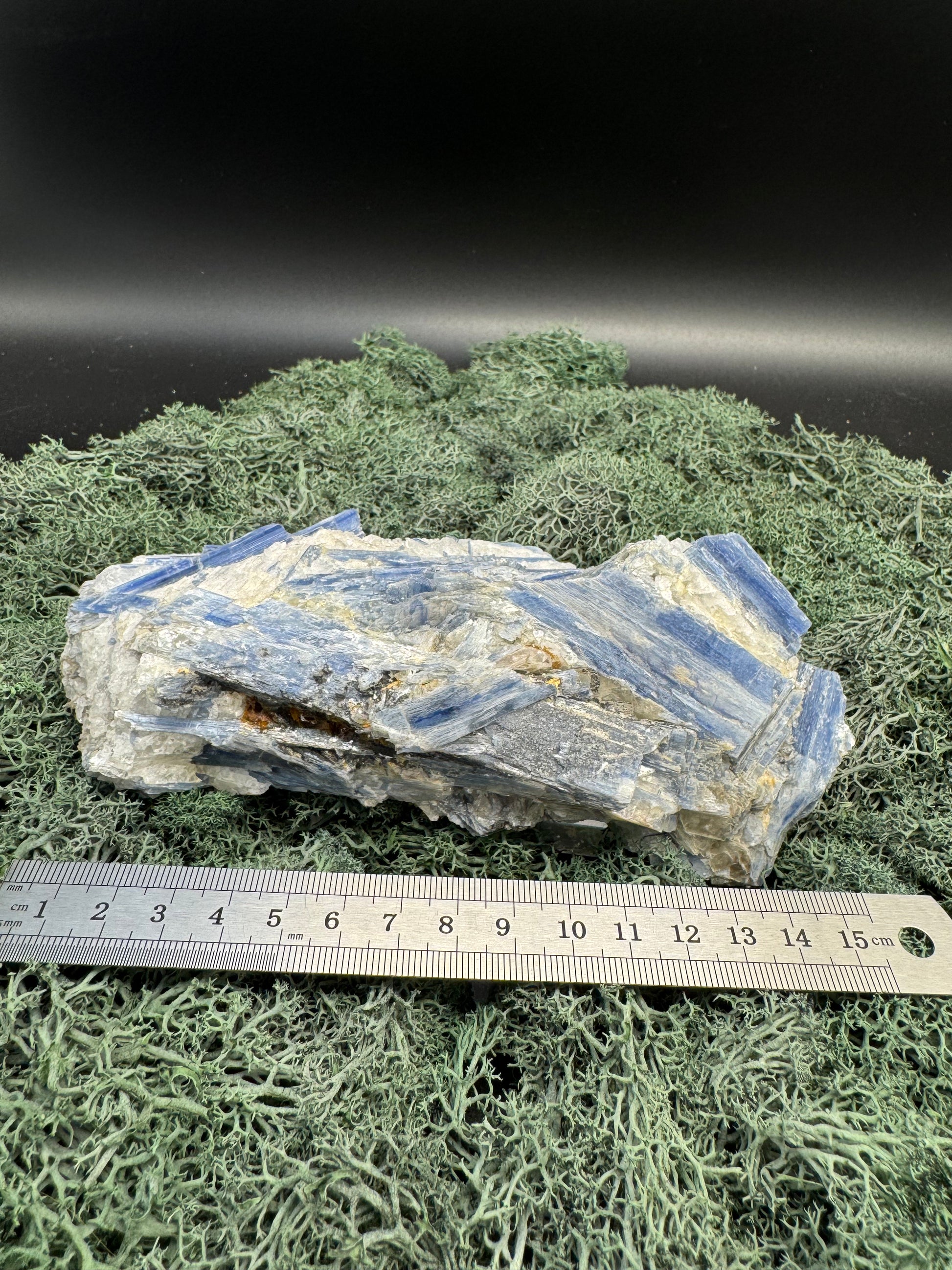 Blauer Kyanit Grossstufe aus Brasilien (994g) - schöne Kristallstäbe - crystal paradise