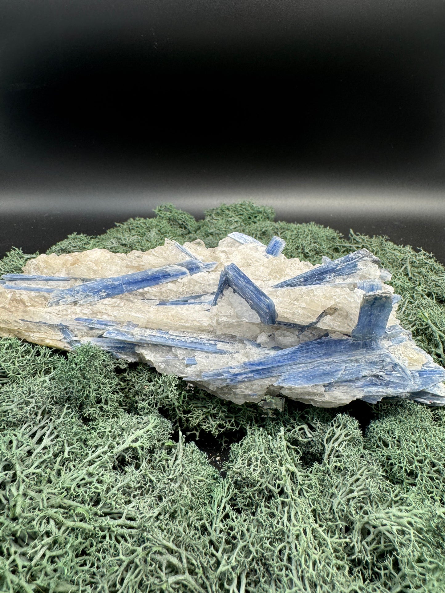 Blauer Kyanit Grossstufe aus Brasilien (1242g) - super schöne Kristallstäbe - crystal paradise