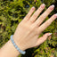 Armband aus Aquamarin-Perlen 8 mm - 1 Stück - crystal paradise