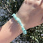 Armband aus Amazonit-Chipstone-Perlen  - 10 Stück - crystal paradise