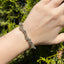 Armband aus Labradorit-Chipstone-Perlen  - 10 Stück - crystal paradise