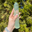 Grüne Fluorit Spitze/Tower gross  - 1 Stück (ca. 470-570g) - crystal paradise