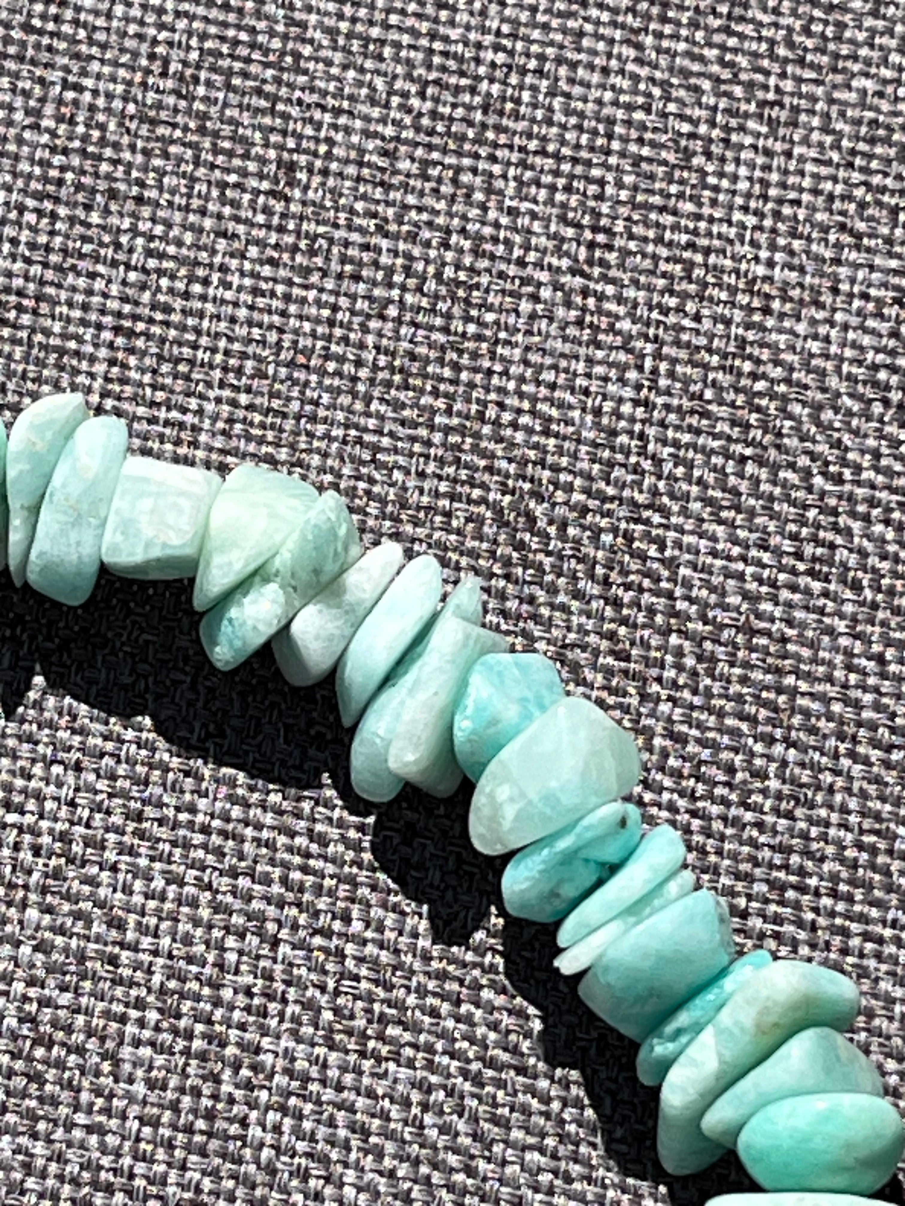 Armband aus Amazonit-Chipstone-Perlen  - 10 Stück - crystal paradise