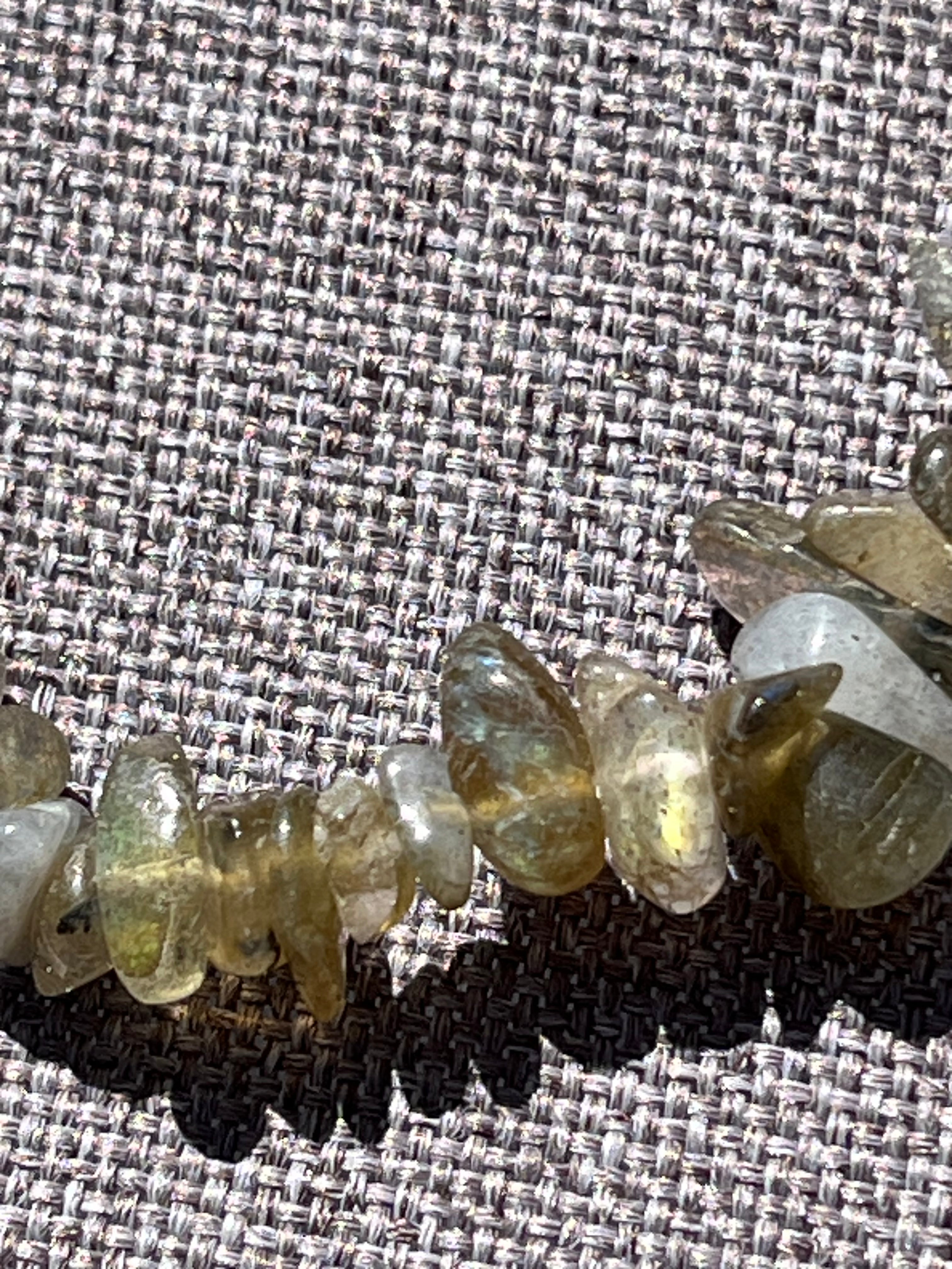 Armband aus Labradorit-Chipstone-Perlen  - 10 Stück - crystal paradise