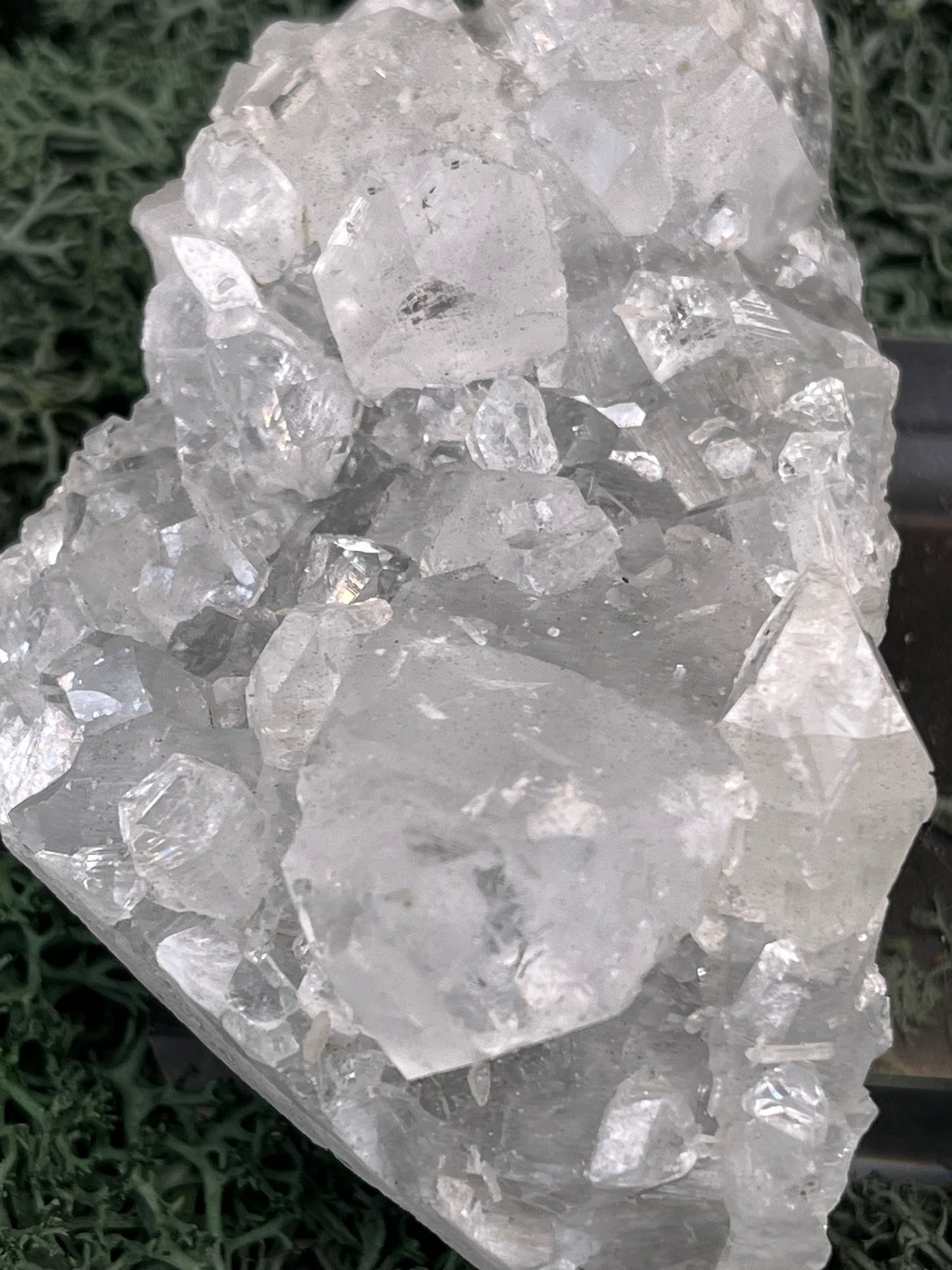 Apophyllit Handstufe aus Indien (146g) - schöne grosse Kristalle - crystal paradise