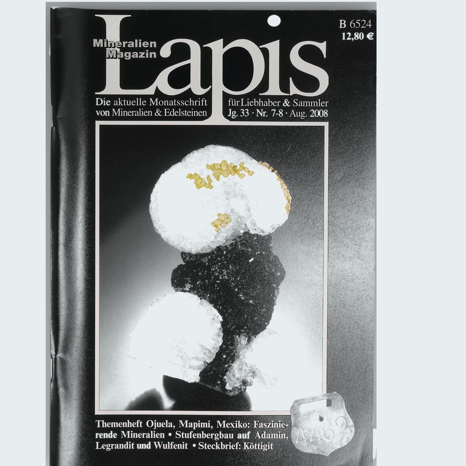 Lapis Magazin Jahrgang 2008 Jg. 33 Mineralien Fachzeitschrift gebraucht für Sammler