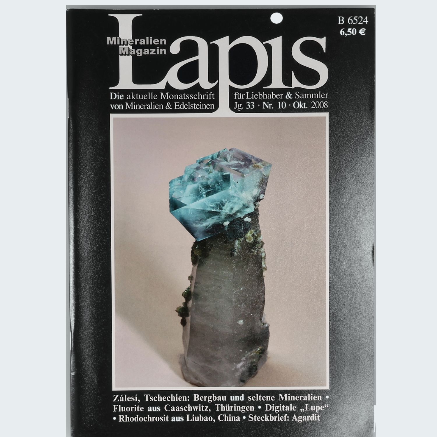 Lapis Mineralien Magazin Jahrgang 2008 Jg. 33 gebraucht Fachzeitschrift Mineralogie Sammler